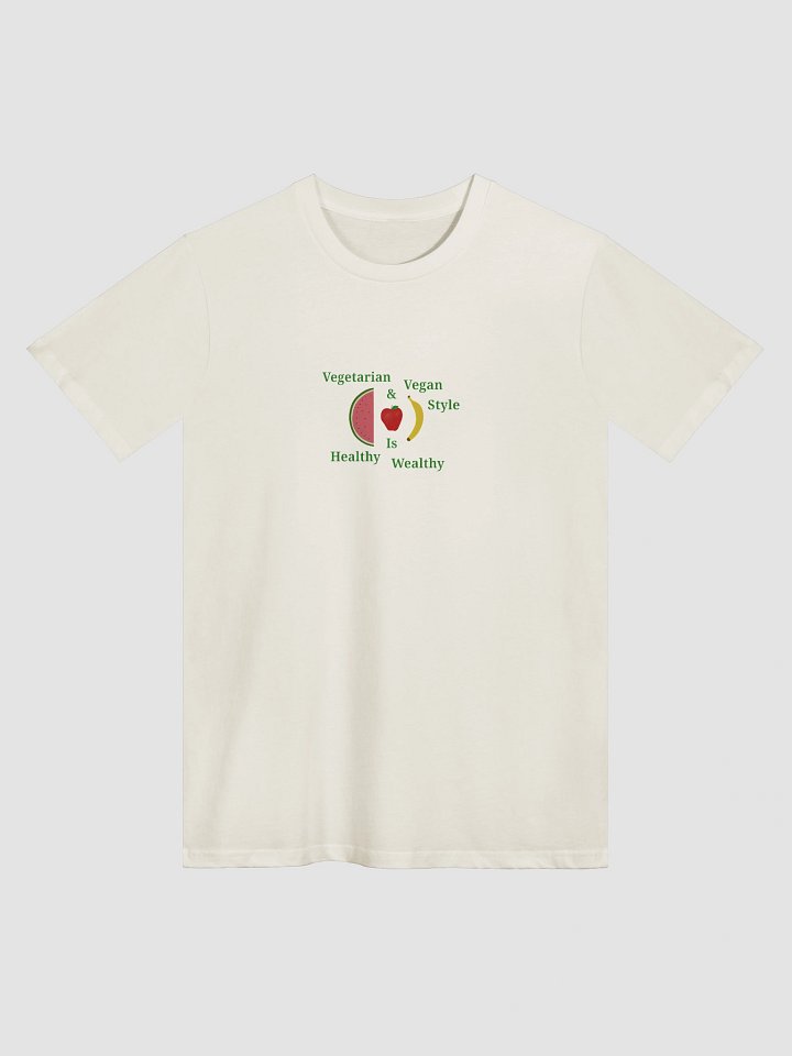 Healthy Wealthy Vegetarian & Vegan T-Shirt product image (1)