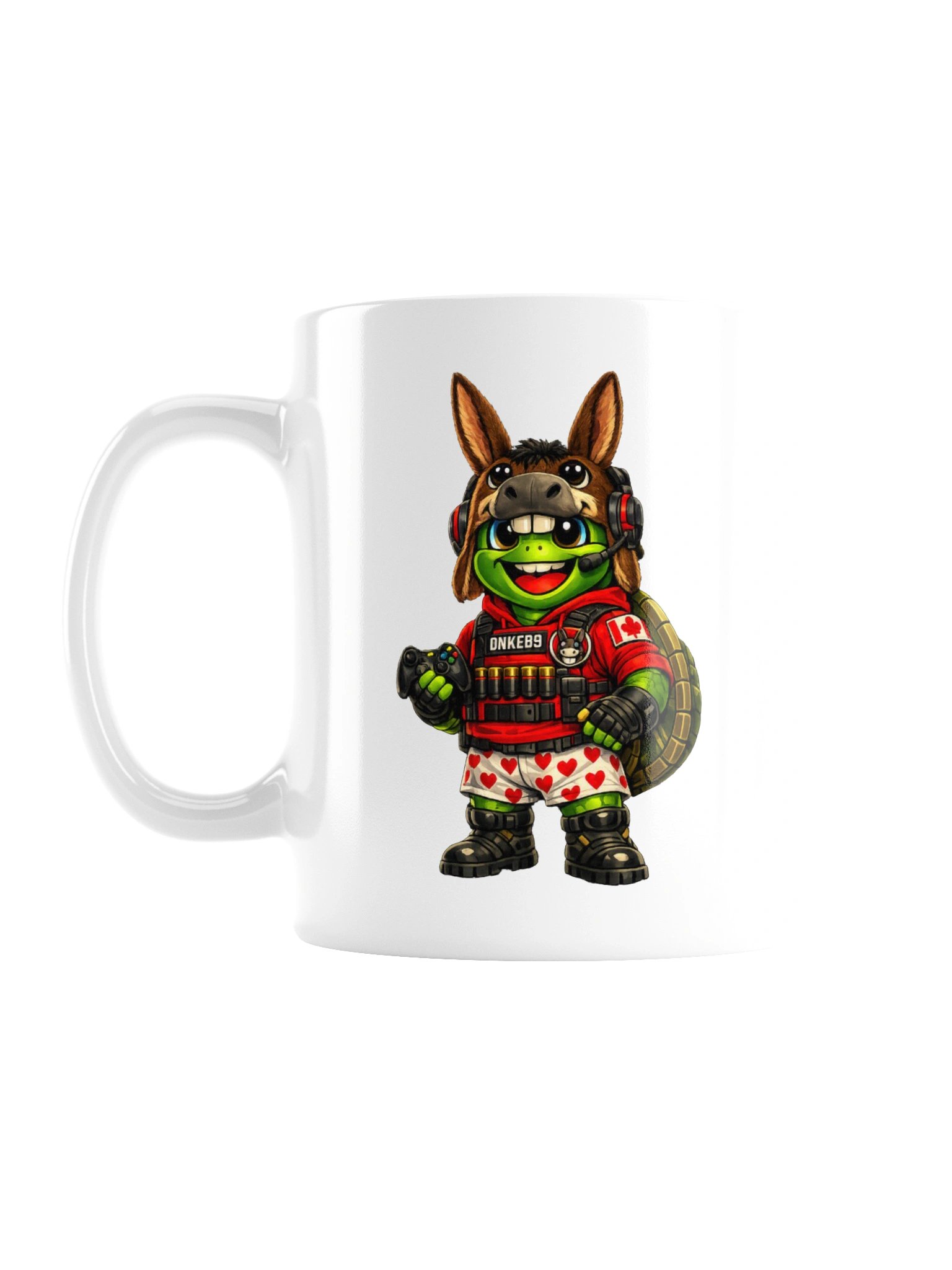 TT-069 Donkey Turtle Gamer Mug product image (1)