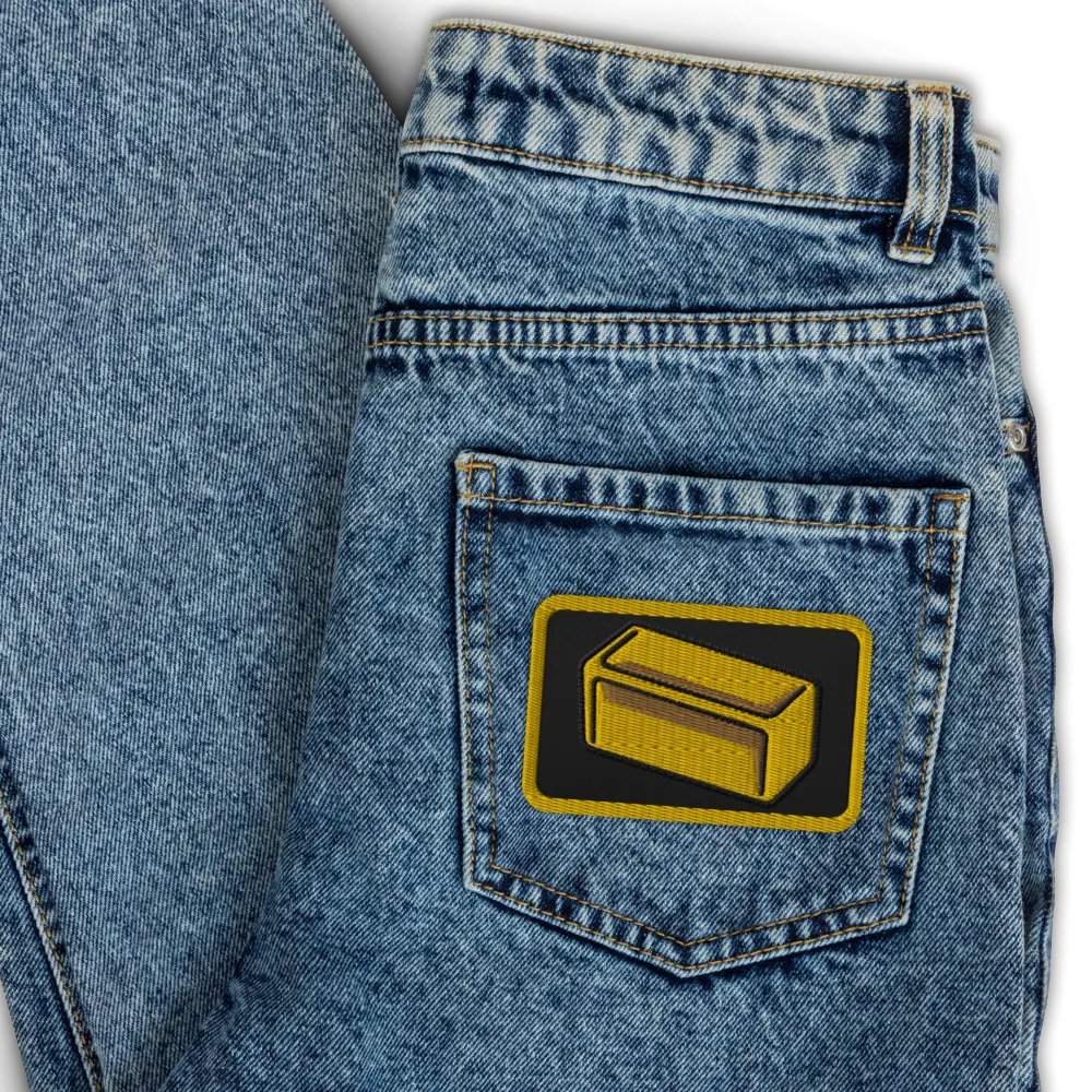 Yellow Sample Embroidered Patch product image (3)