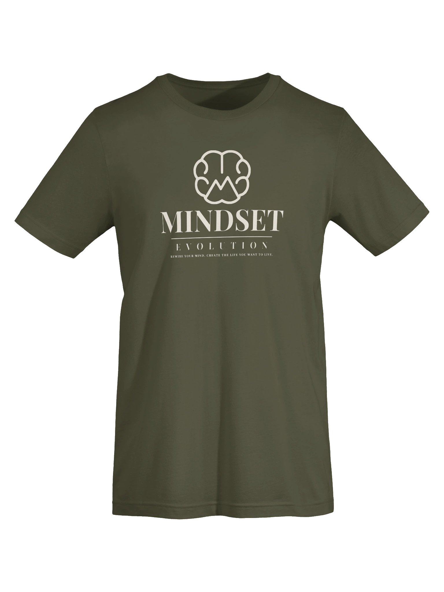 Mindset Evolution — Signature Tee (Military Green) product image (5)