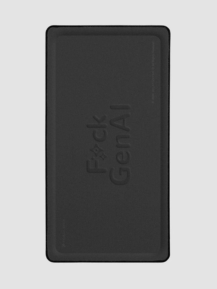 Absolut Idiocy Desk Mat - 31.5 x 15.5 (Dark) product image (2)