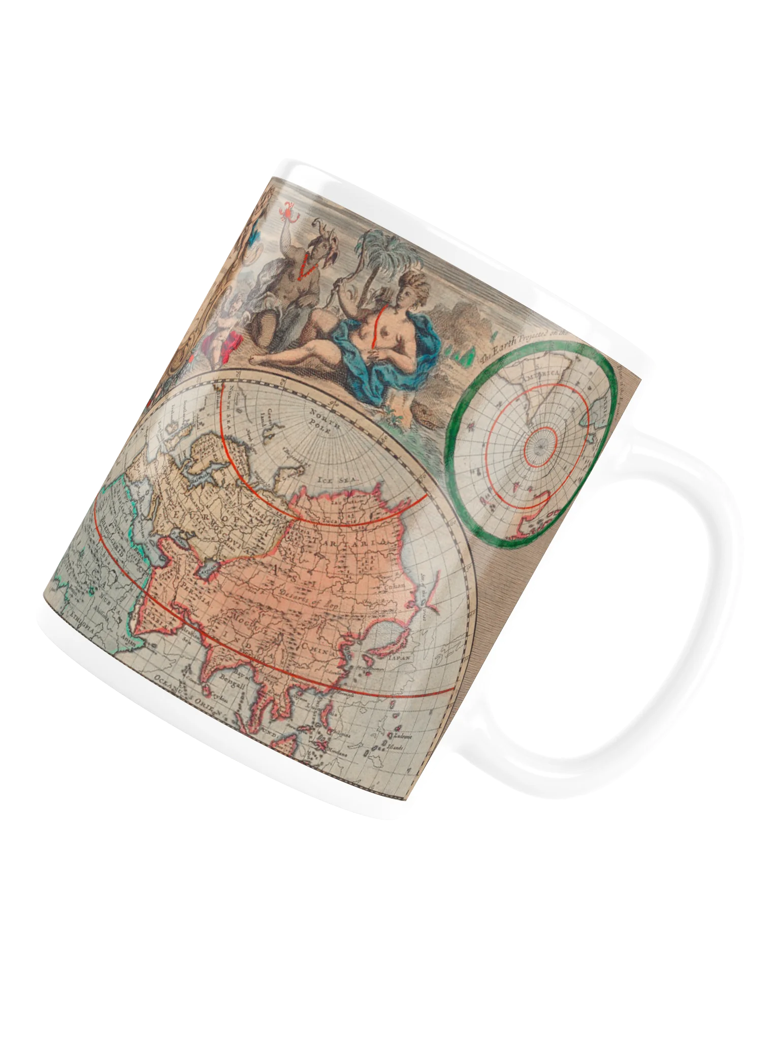 An Antique World Map Mug product image (6)