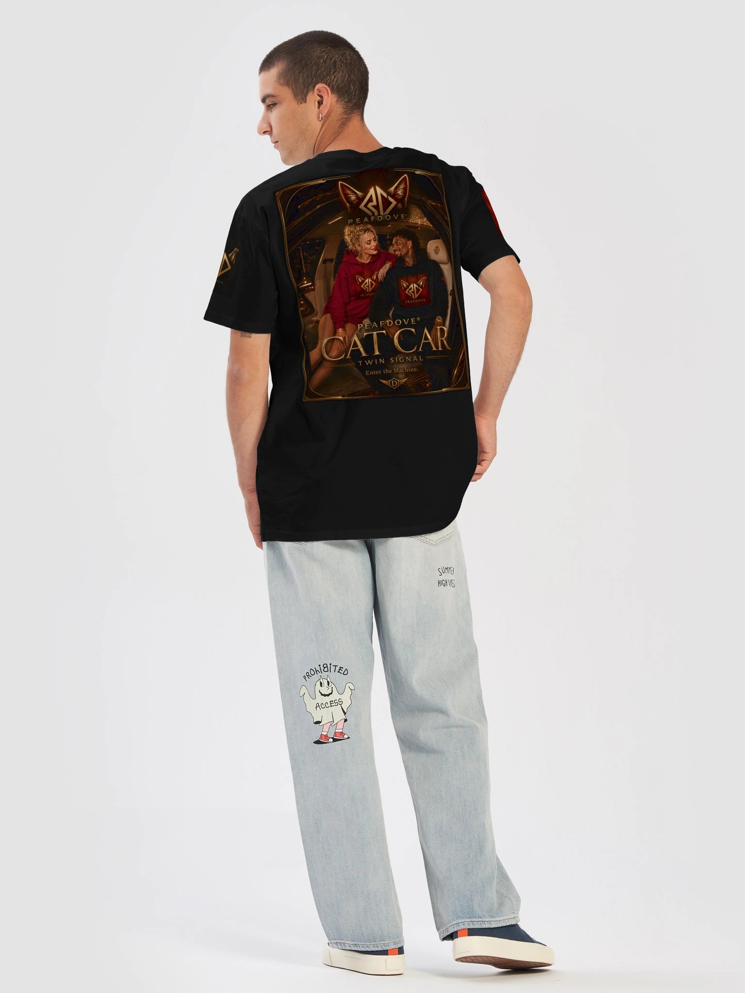 PEAFDOVE® CAT CAR — Twin Signal Shirt product image (6)