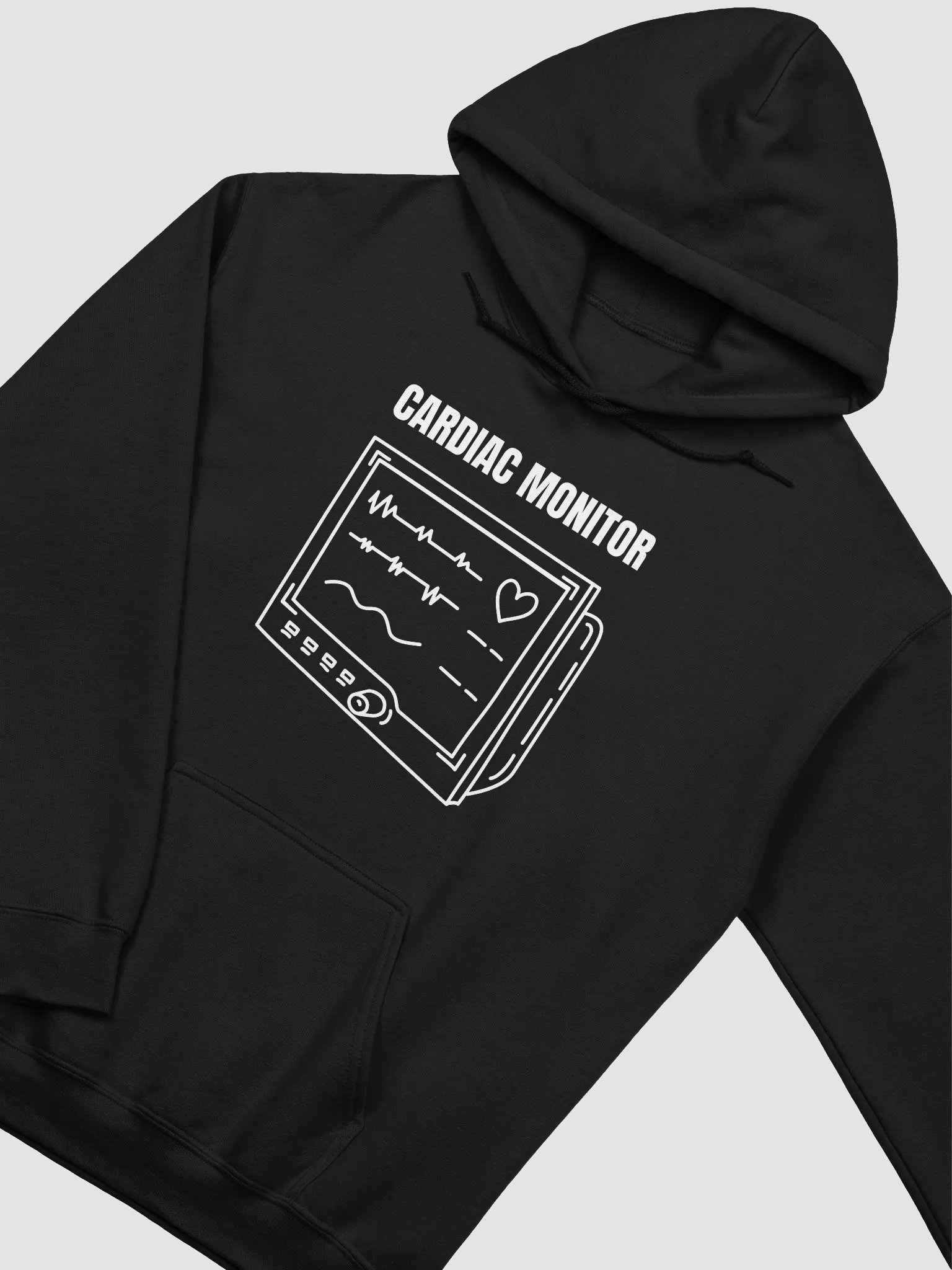 cardiac monitor design Hoodie product image (30)