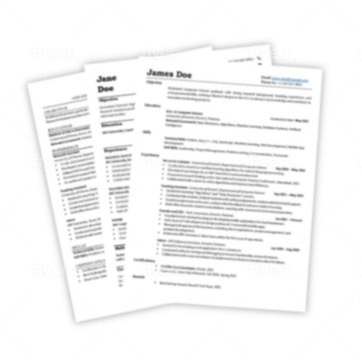 Professional Resume Templates for International Students product image (1)