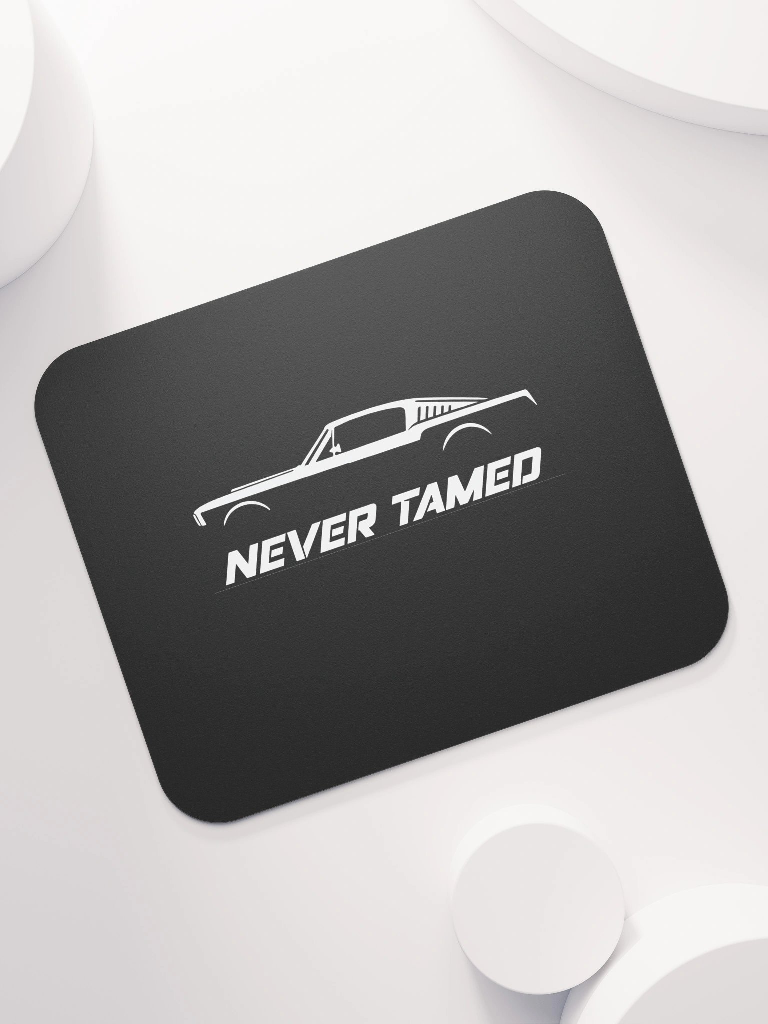 NEVER TAMED – Premium Mouse Pad product image (7)