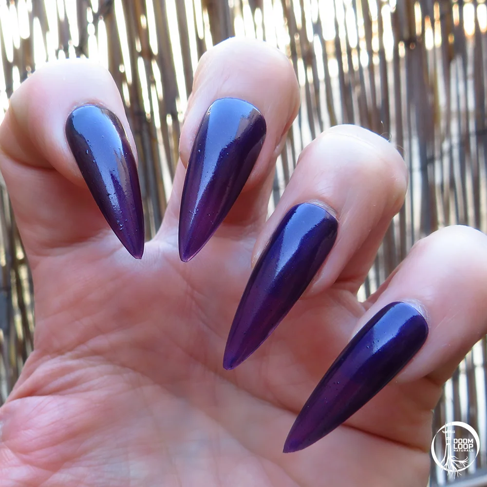 AFTER THE PARADES - Shimmery Violet Translucent Jelly Nail Polish product image (3)