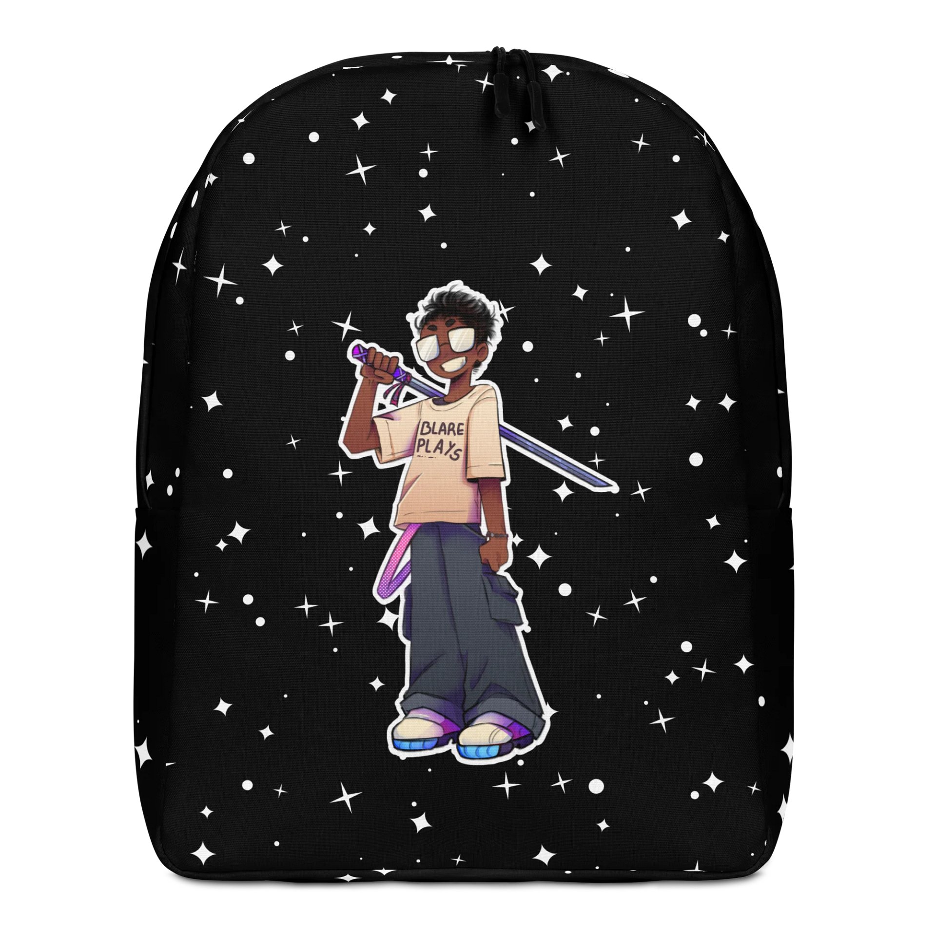 Cosmic Blare All-Over Print Backpack product image (1)
