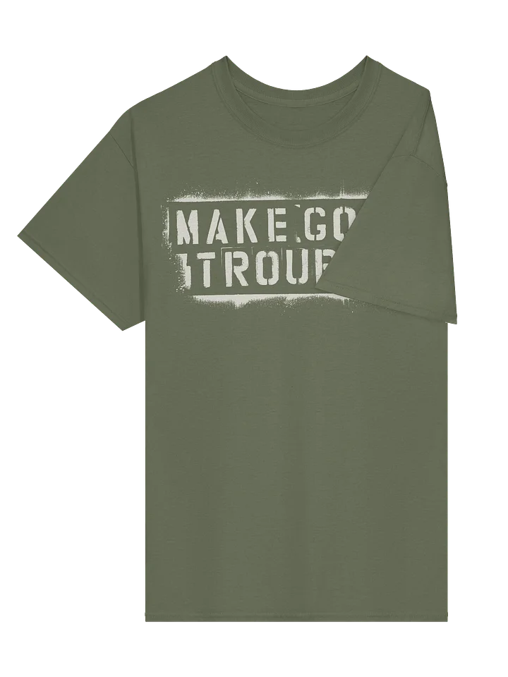 Make Good Trouble white stencil Gildan Heavyweight T-Shirt product image (50)