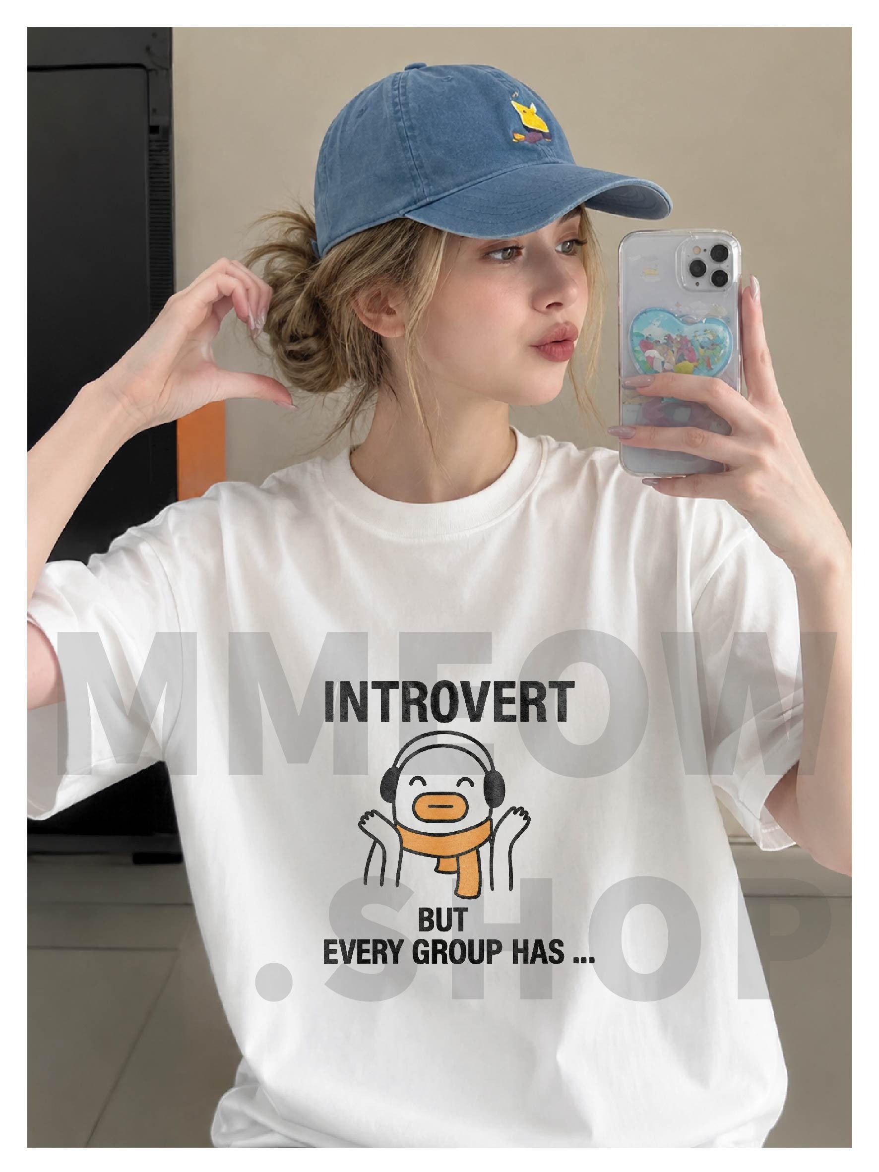 Introvert T - SHIRT PRINTED product image (7)