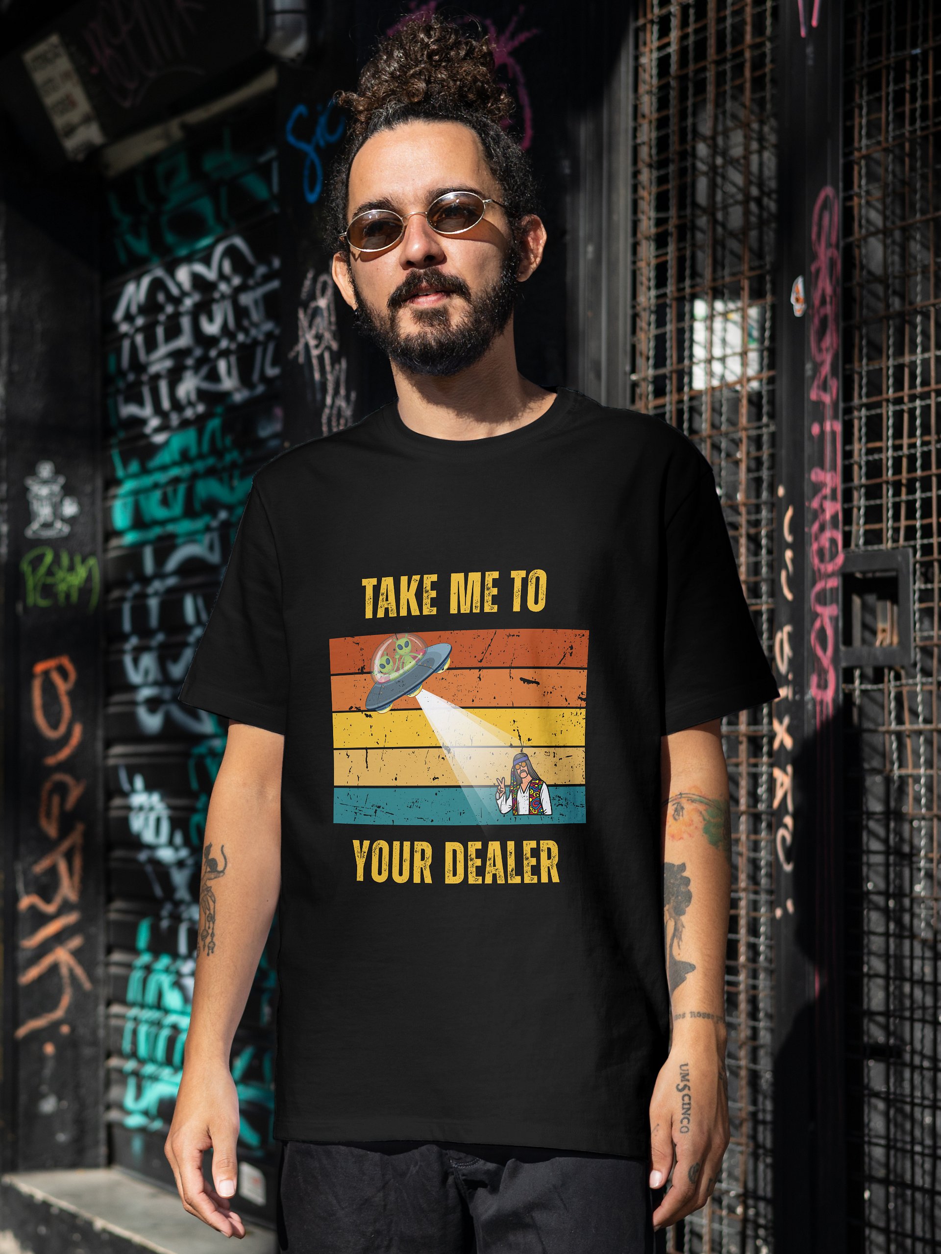 Peaceful Alien Encounter T-Shirt product image (4)