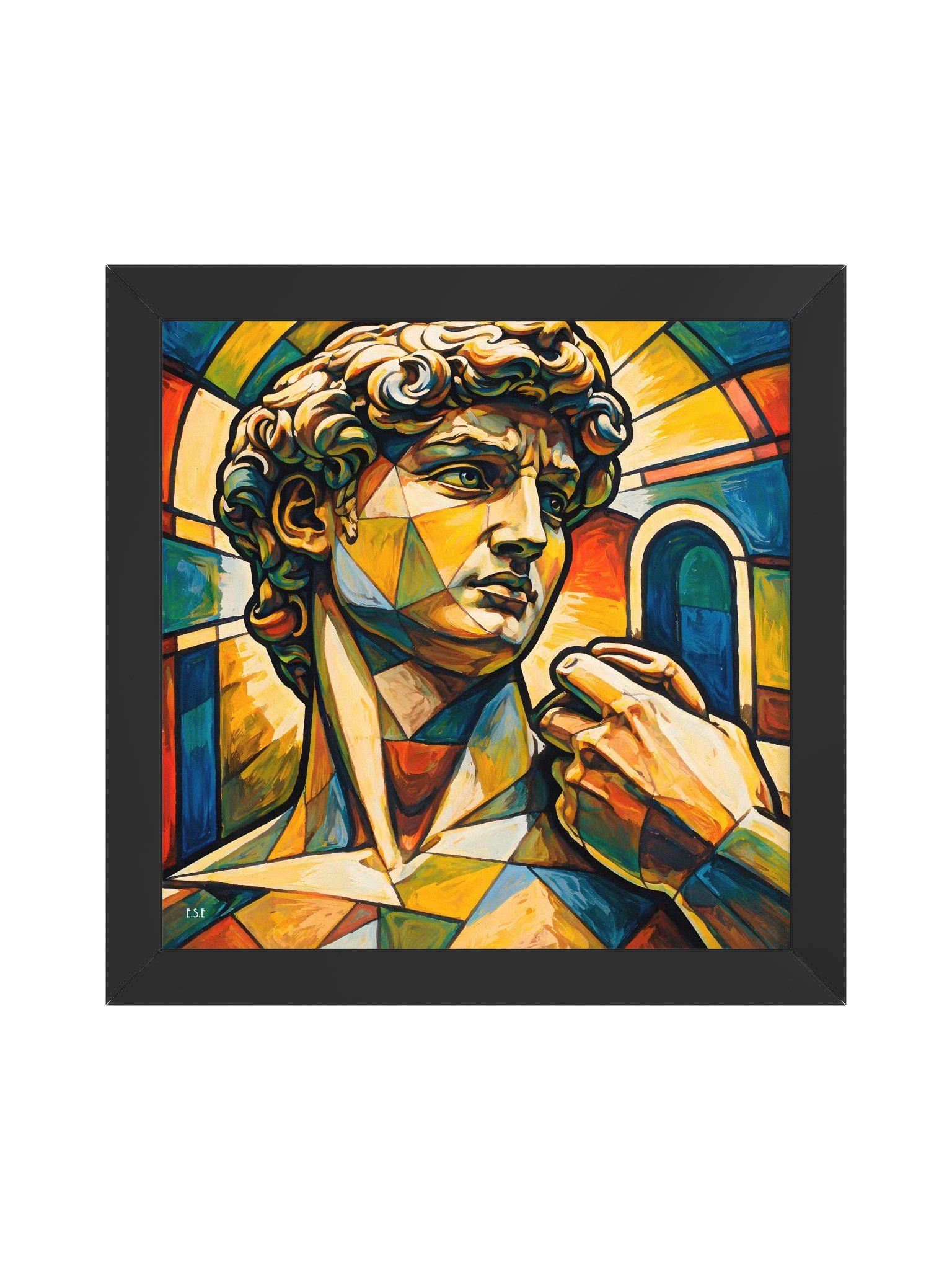 David von Michelangelo im modernen Mosaik-Stil product image (11)