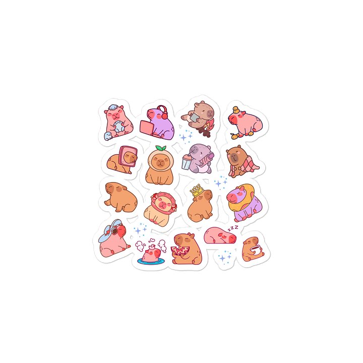 Capybara sticker pack product image (1)