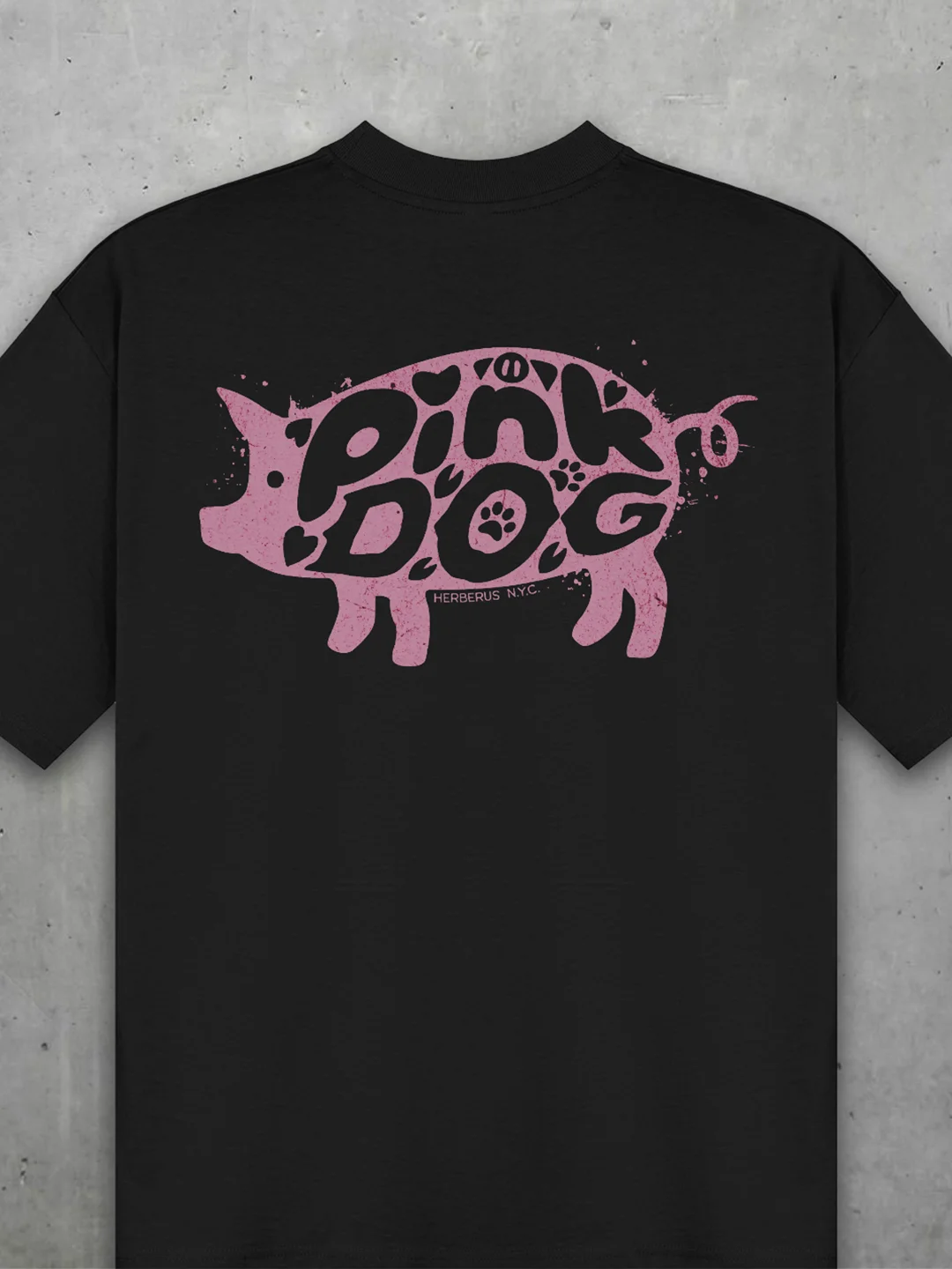 Pink Dog Oversized Tee product image (1)