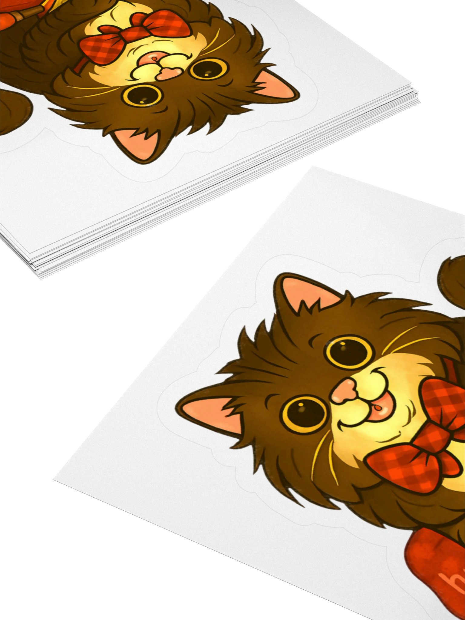 Mali the Axe Cat Stickers product image (2)