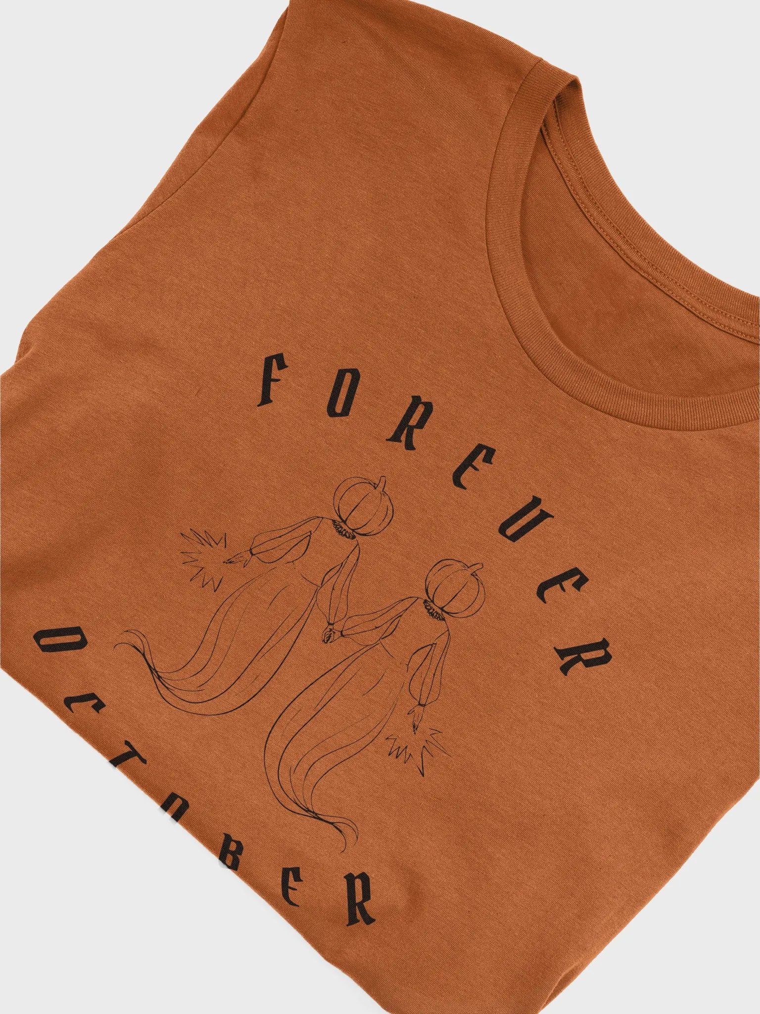 FOREVER OCTOBER TEE (ORANGE) product image (4)