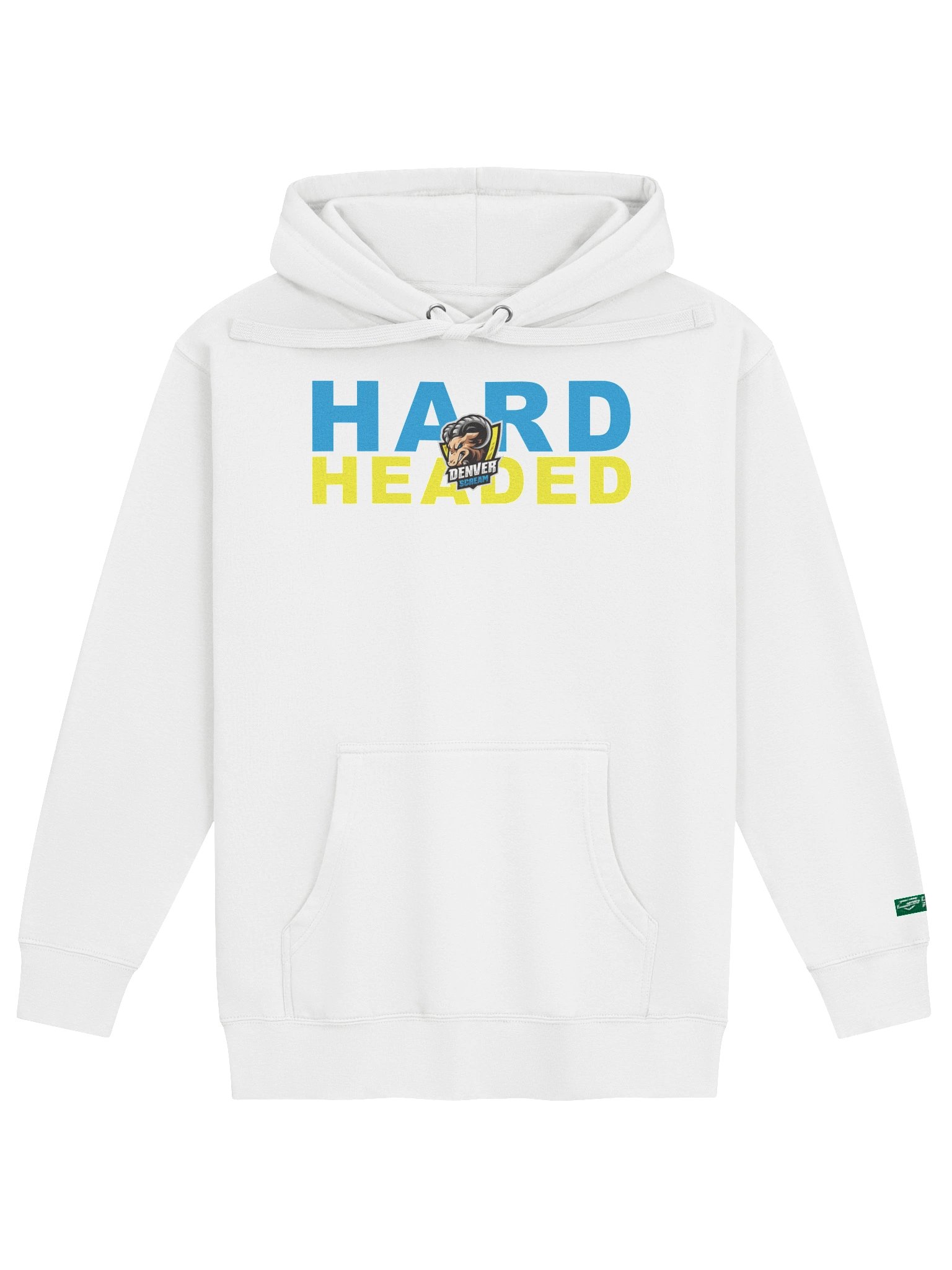 Denver Scream Hard Headed Slogan Series Hoodie product image (1)