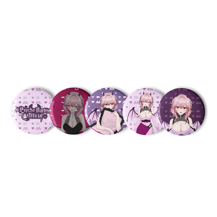 PsychoBarbieOfficial Buttons product image (1)