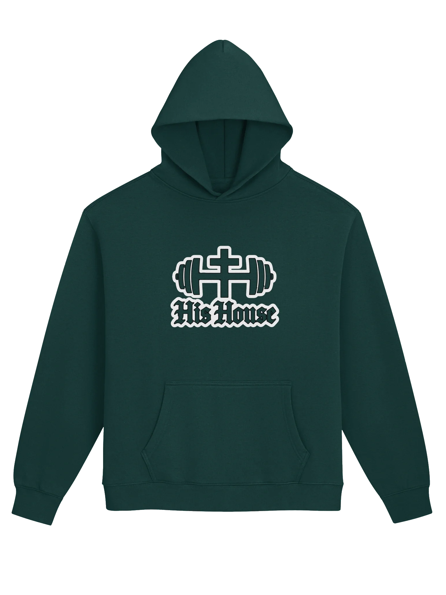 His House Heritage Outline Unisex Relaxed Hoodie by His House