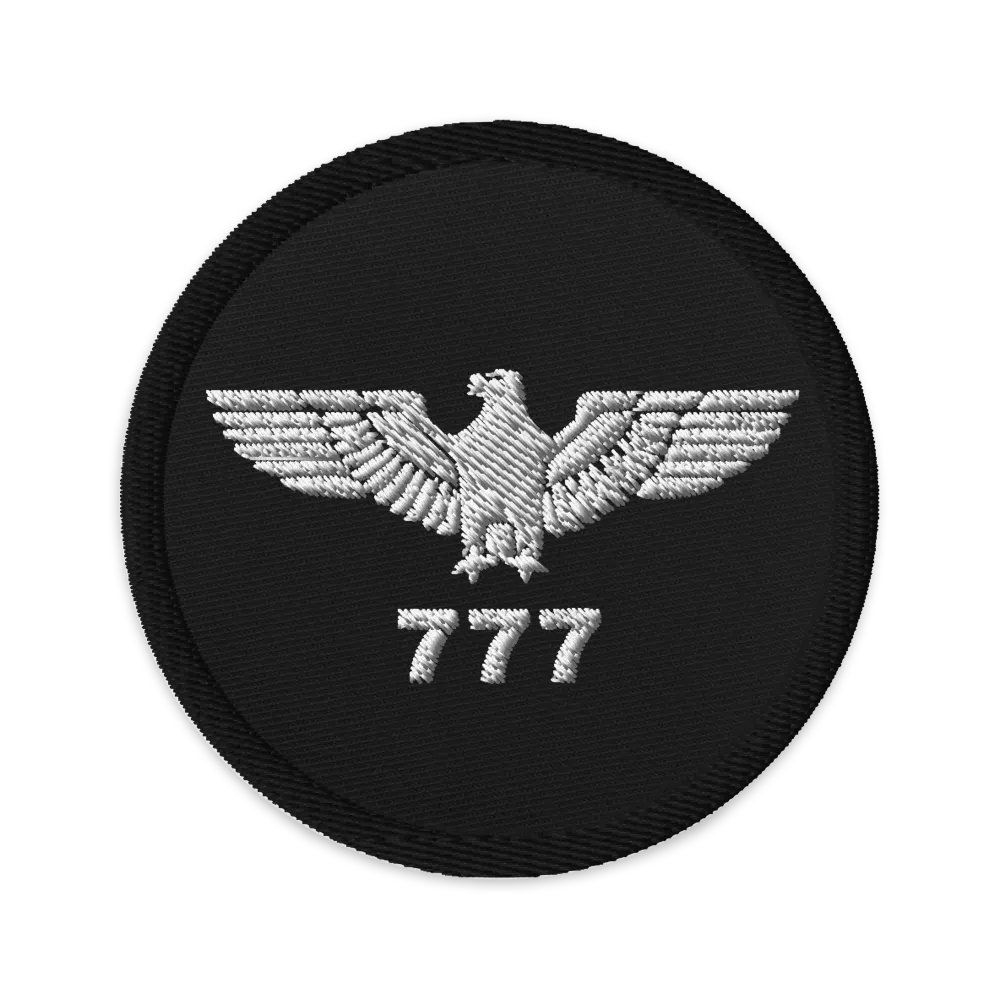 EAGLE 777 SEW ON PATCH product image (1)