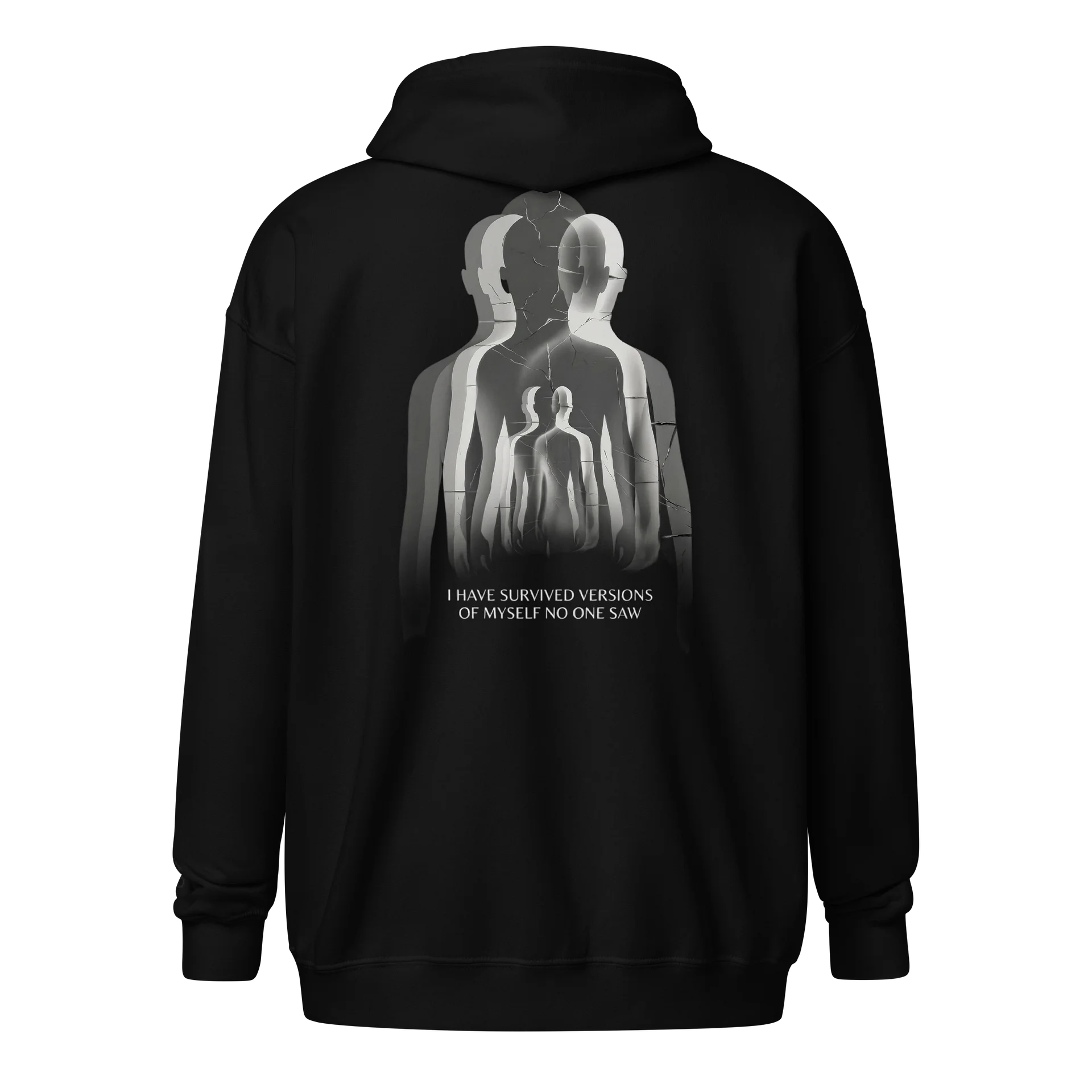 Fragmented // Zip Hoodie by SOURCE CODE ORIGINAL. product image (1)