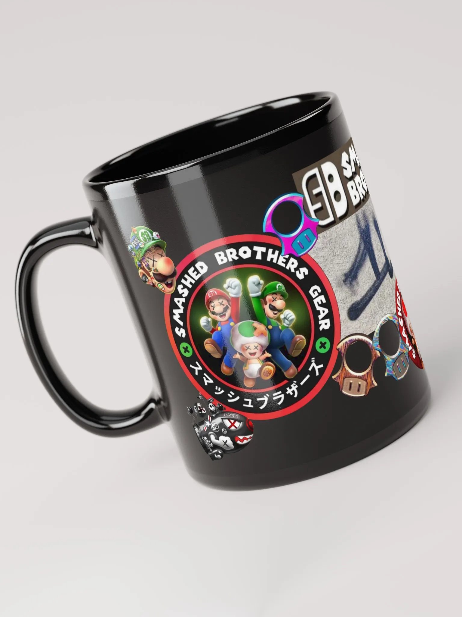 Smashed Brothers Black Mug product image (6)