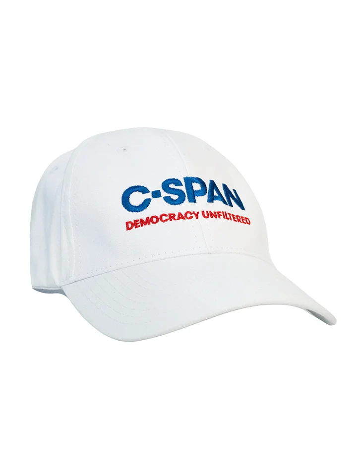 White Democracy Unfiltered Baseball Hat product image (1)