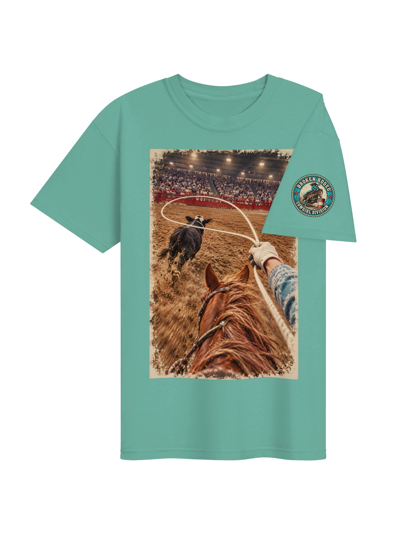 Breakaway Roping Shirt — Two-Sided POV Rodeo Tee | Broken Cowgirl™ product image (6)