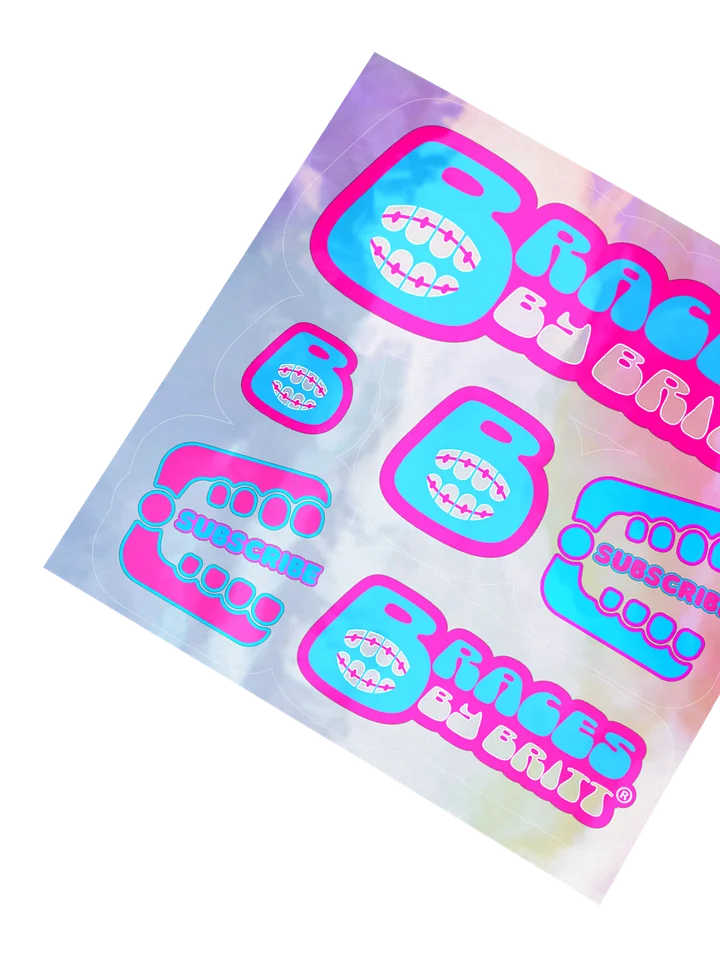 NEW! Braces By Britt® Holographic Stickers! product image (4)