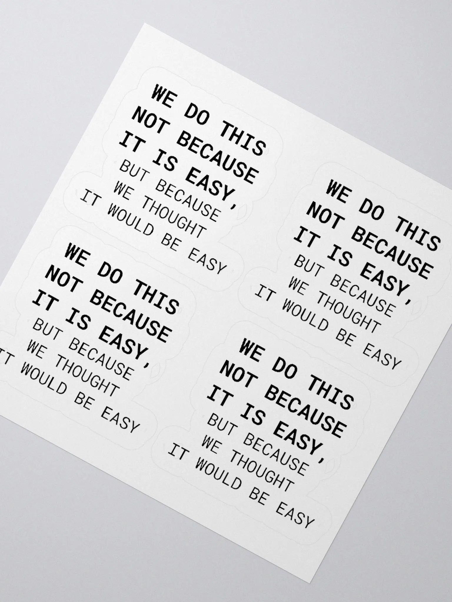 WE DO THIS - STICKER product image (1)