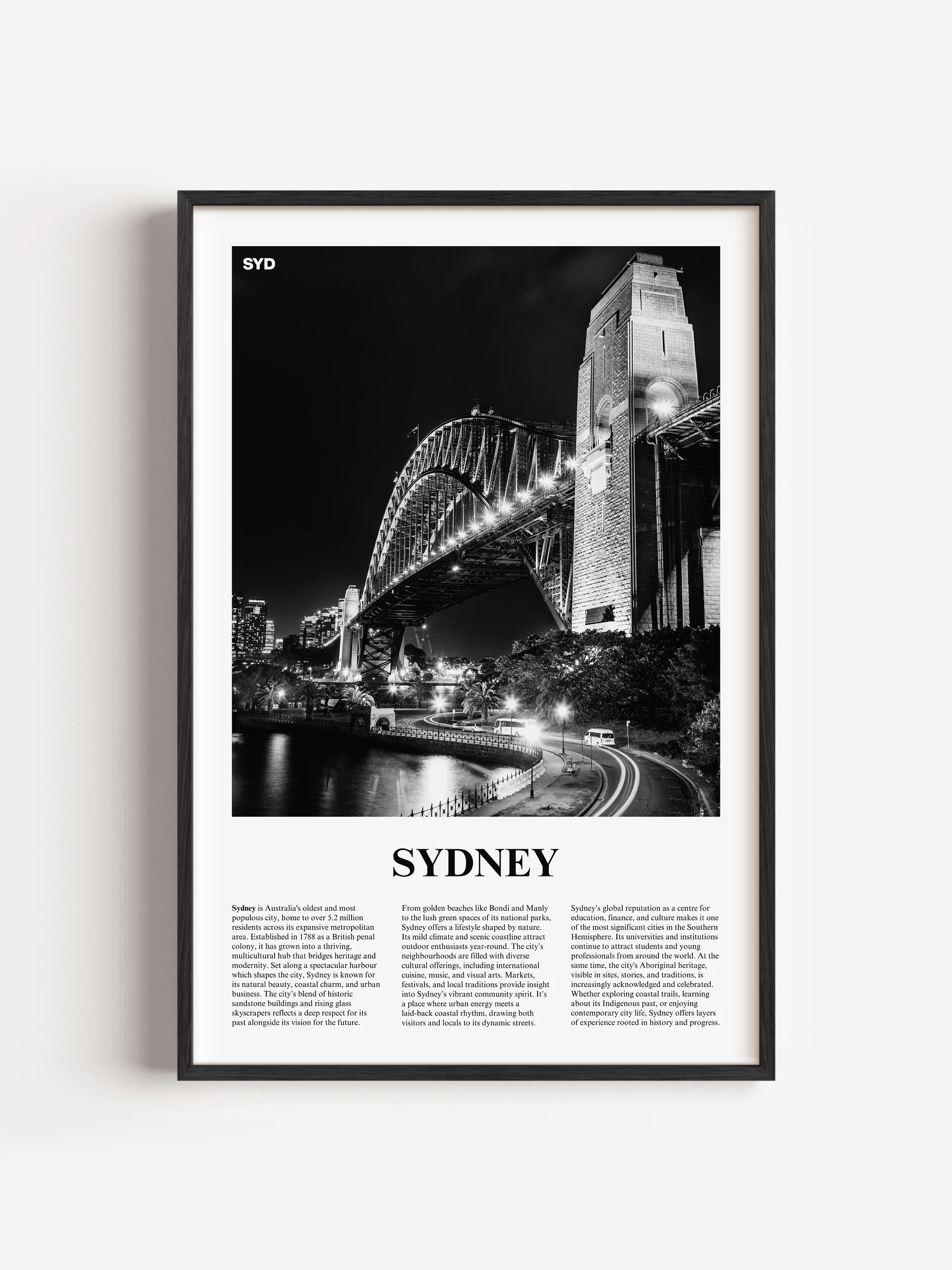 Sydney 02 Newspaper Poster product image (1)