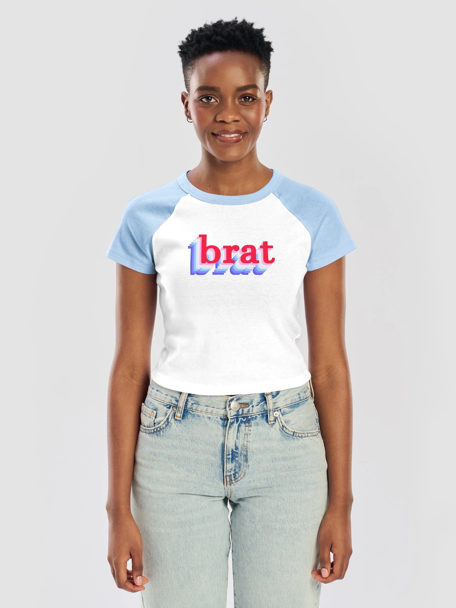 70's vibe brat baseball crop product image (3)