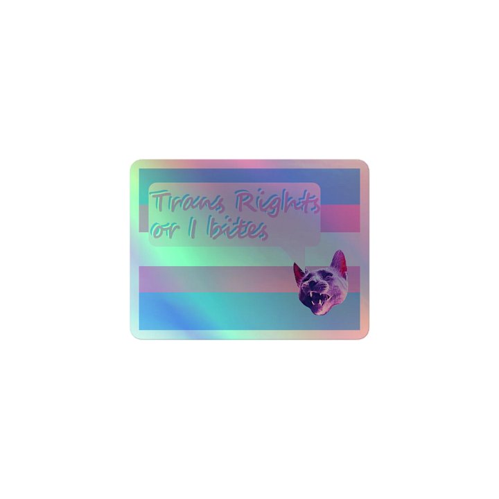 TROIB iridescent sticker product image (1)