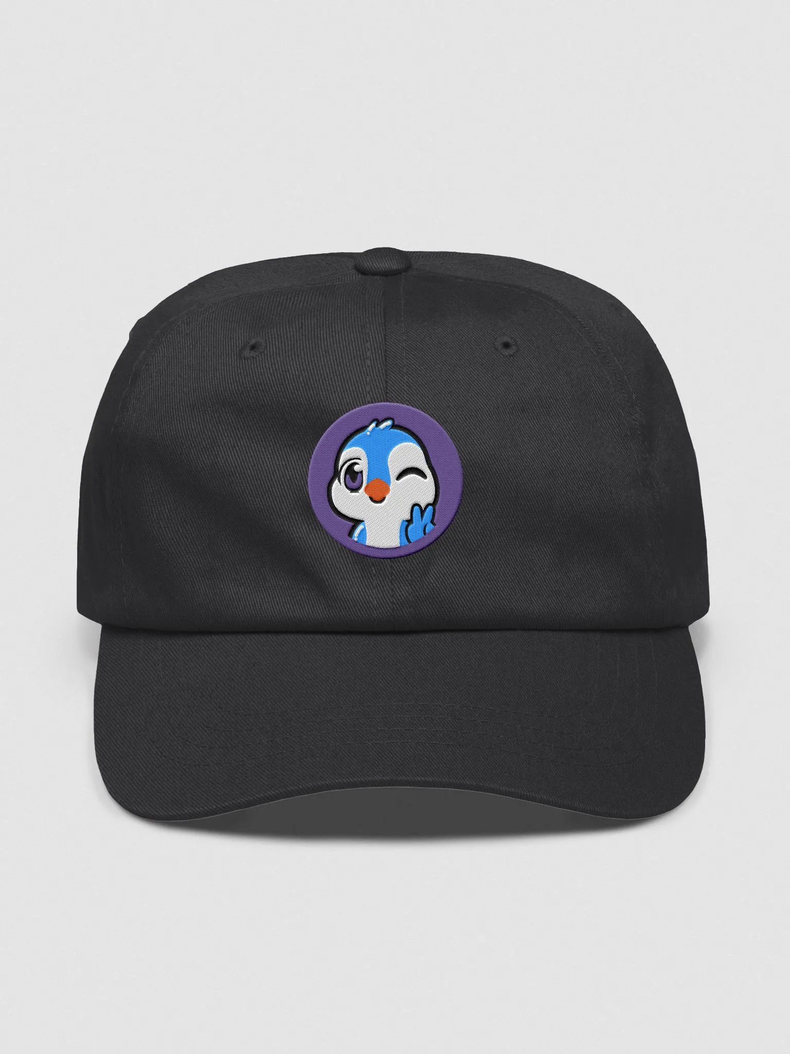Peace Penguin Embroidered Dad Hat product image (1)