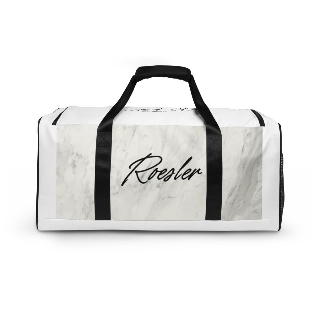 Marble Script All-Over Duffle Bag product image (2)