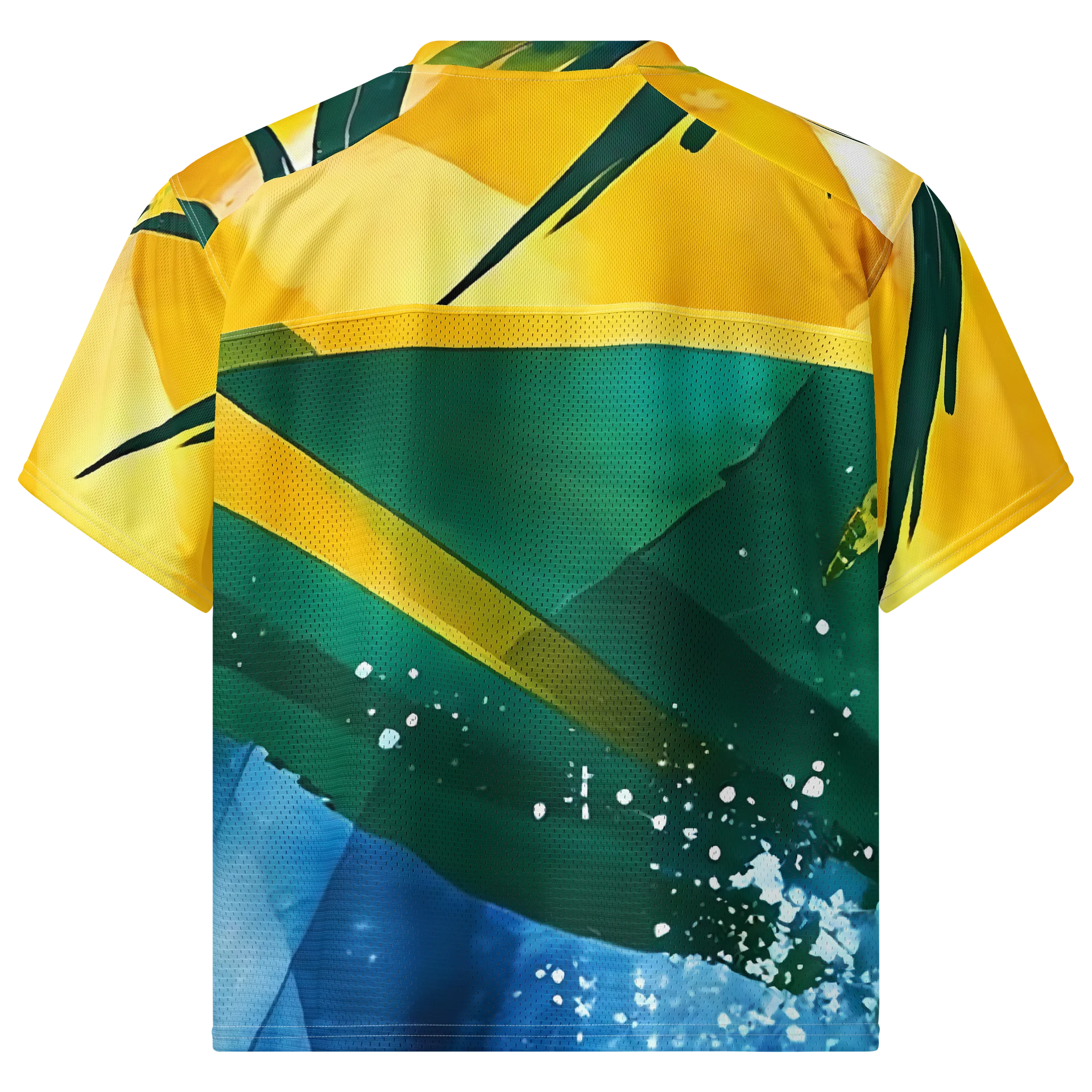 CaribbeanApples - St. Vincent and the Grenadines - SVG Vintage Sport Diplomat Print | Boxy Breathable Football Jersey product image (2)