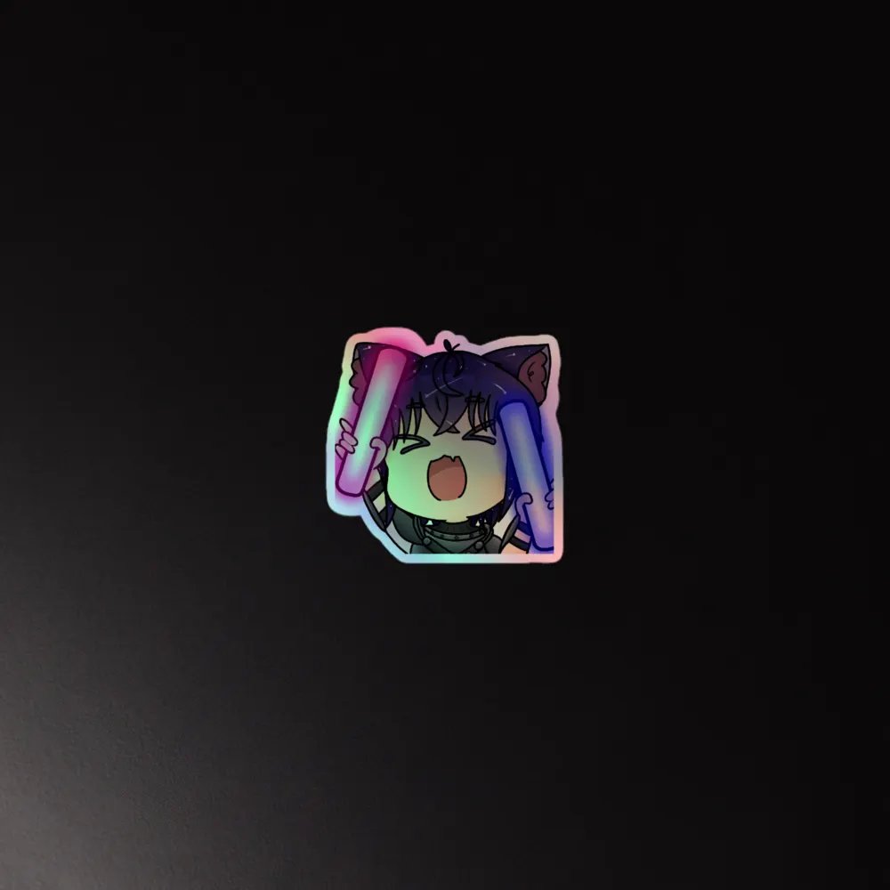 Rave Knight Holographic Sticker product image (2)