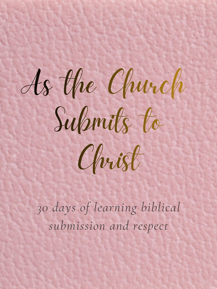 As the Church Submits to Christ: A 30-Day Challenge for Wives product image (1)