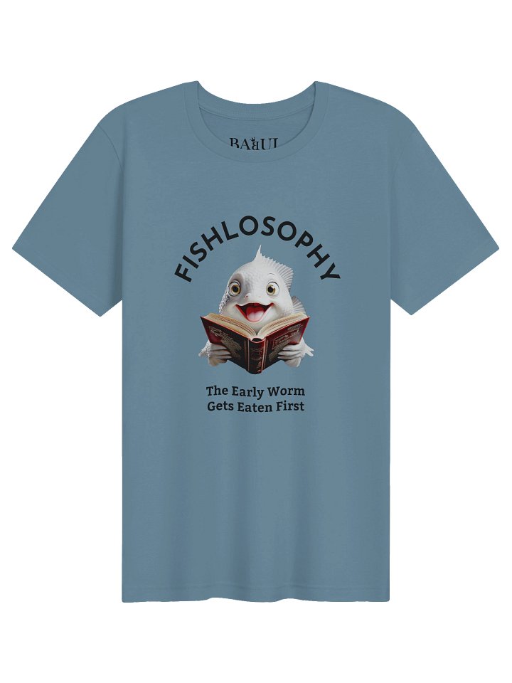 Fishlosophy Unisex T-Shirt - Ocean Vibes and Life's Questions Design - PEARLS OF WISDOM FROM THE FISH WORLD product image (1)