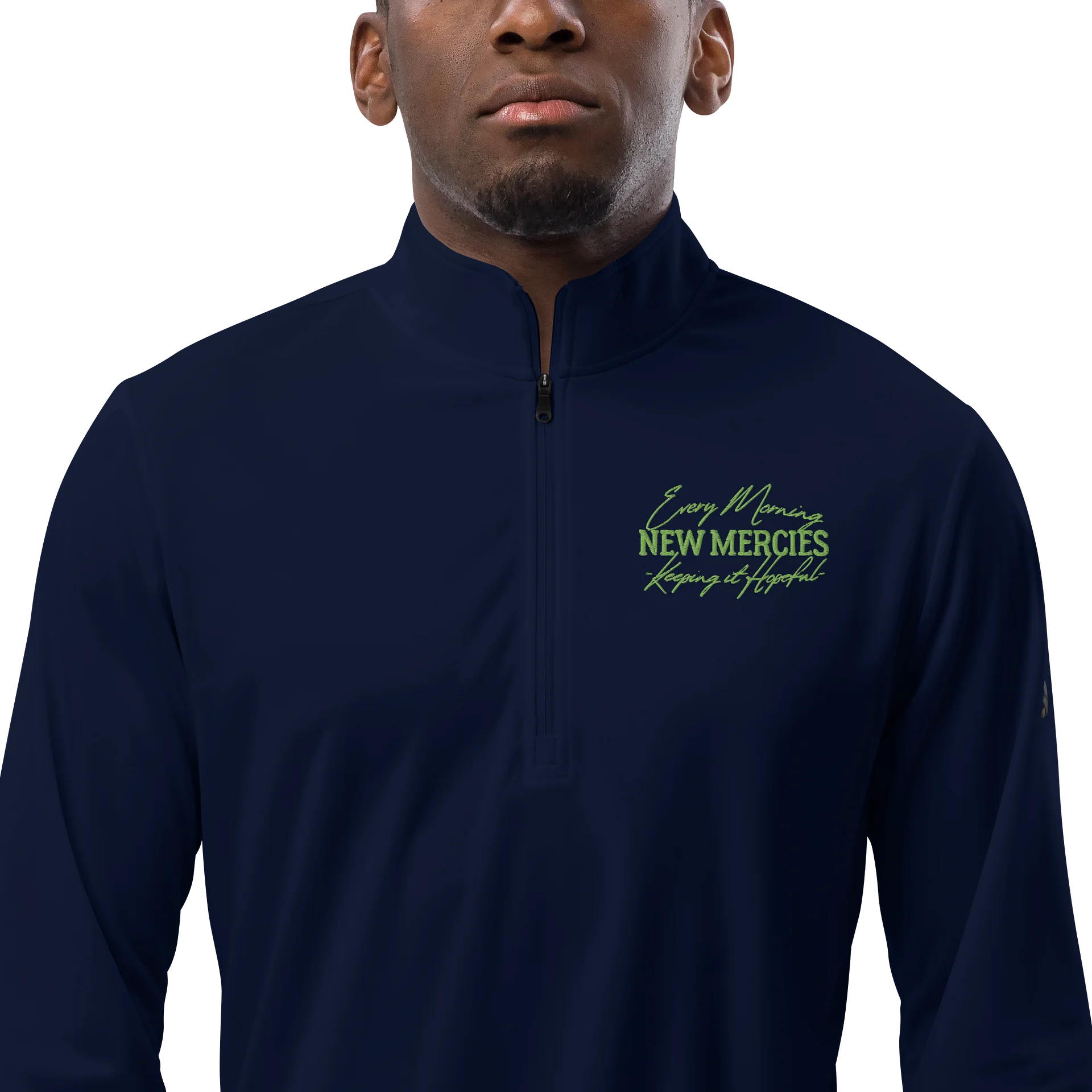 Every Morning New Mercies Men's Adidas Quarter-Zip product image (1)
