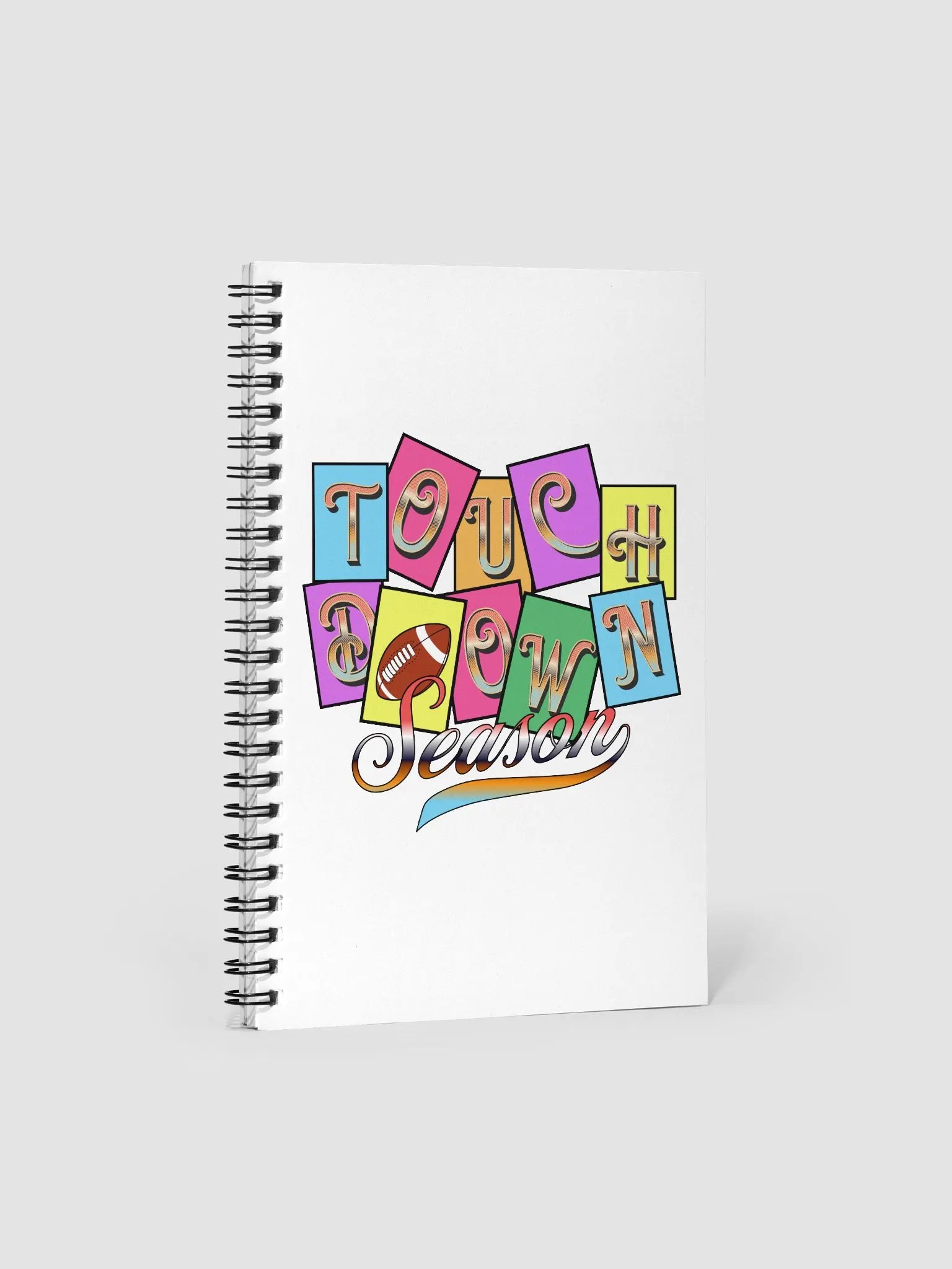 Touchdown Season Spiral Notebook product image (1)