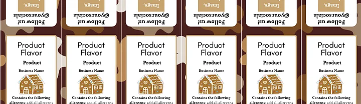 Gingerbread Lane Label Templates Bundle product image (2)