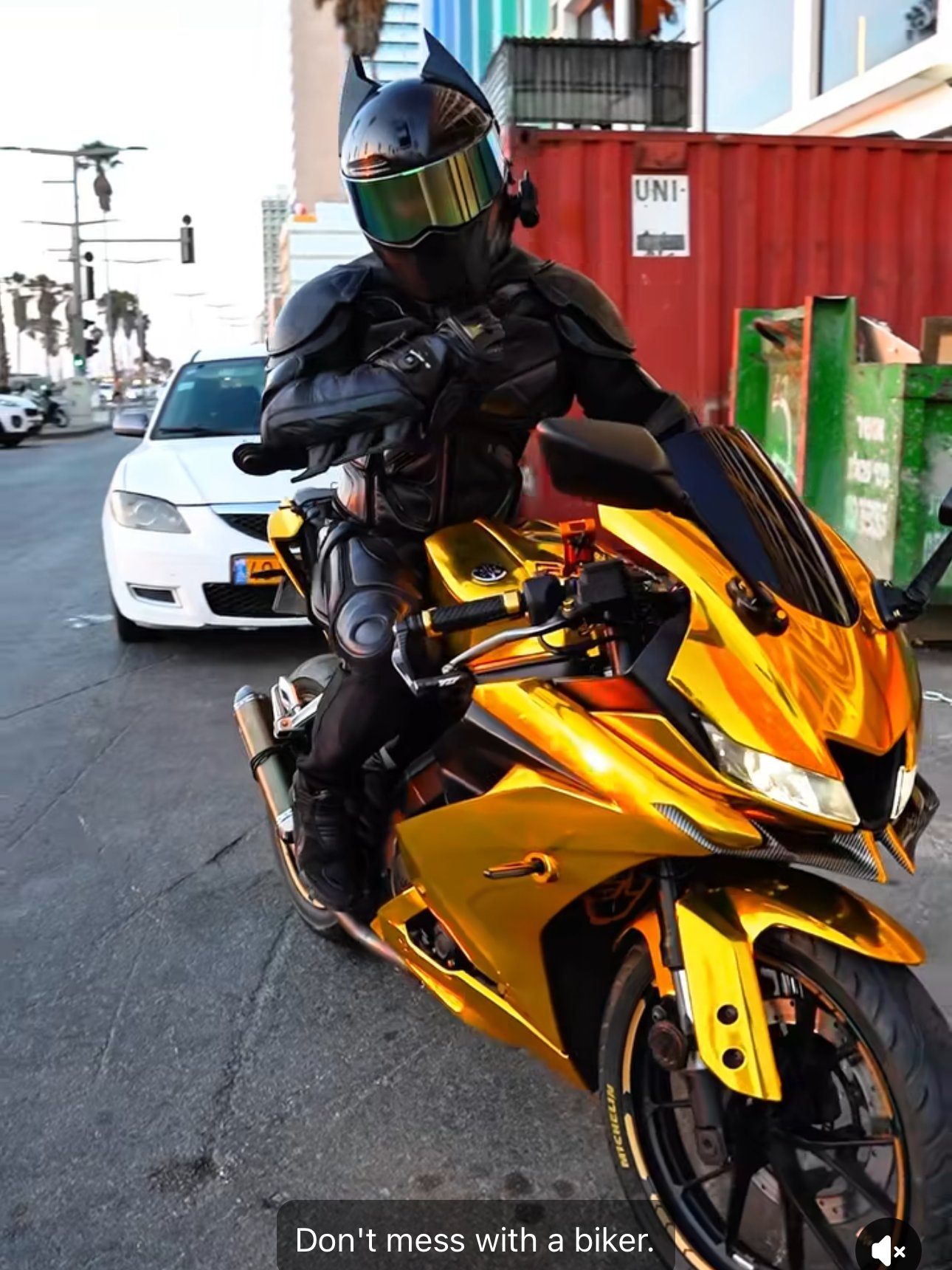 Batman ears for moto helmet ( horns ,sports equipment, gear, protection) product image (9)