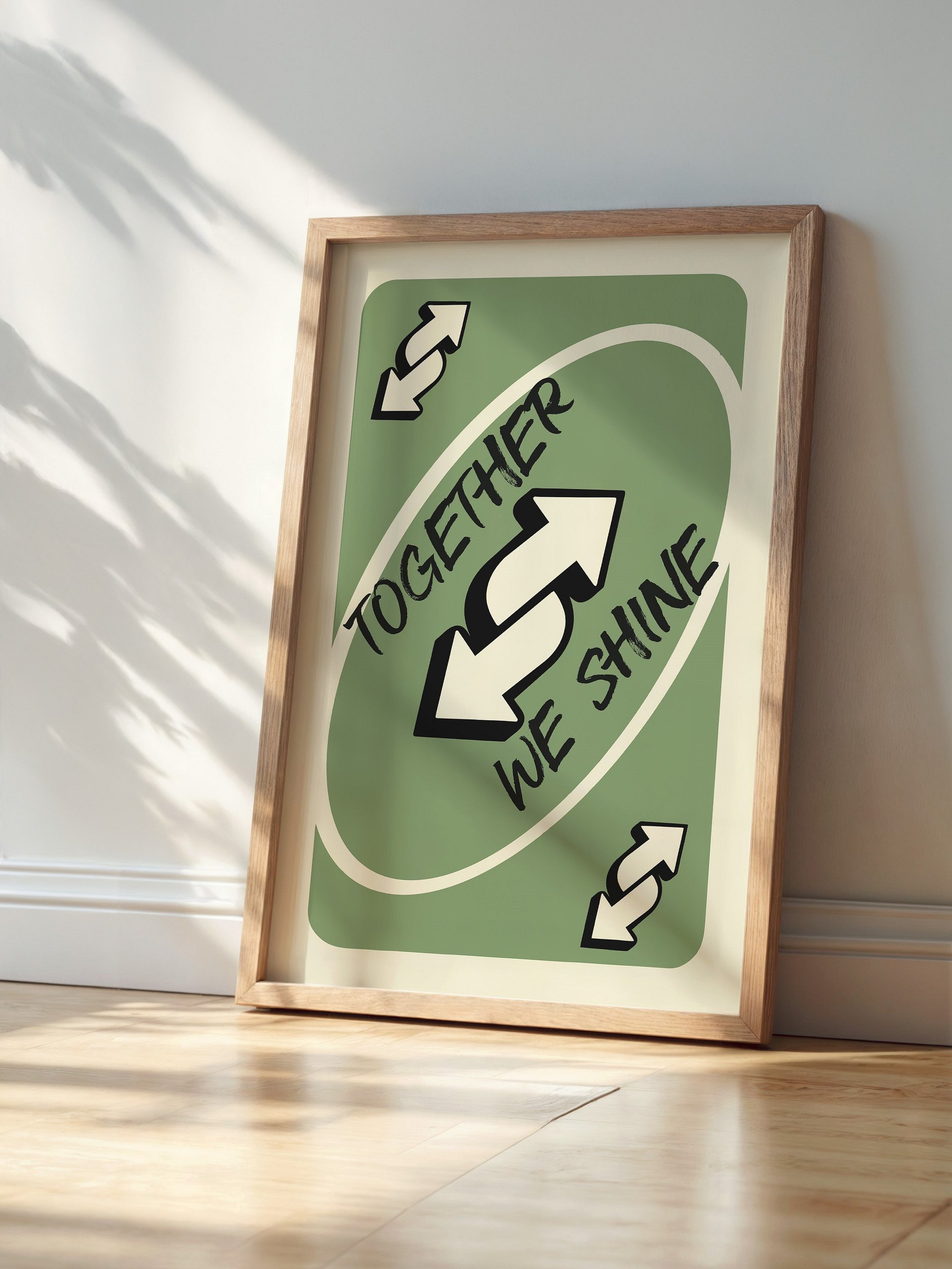 Together We Shine Wall Art Green product image (3)
