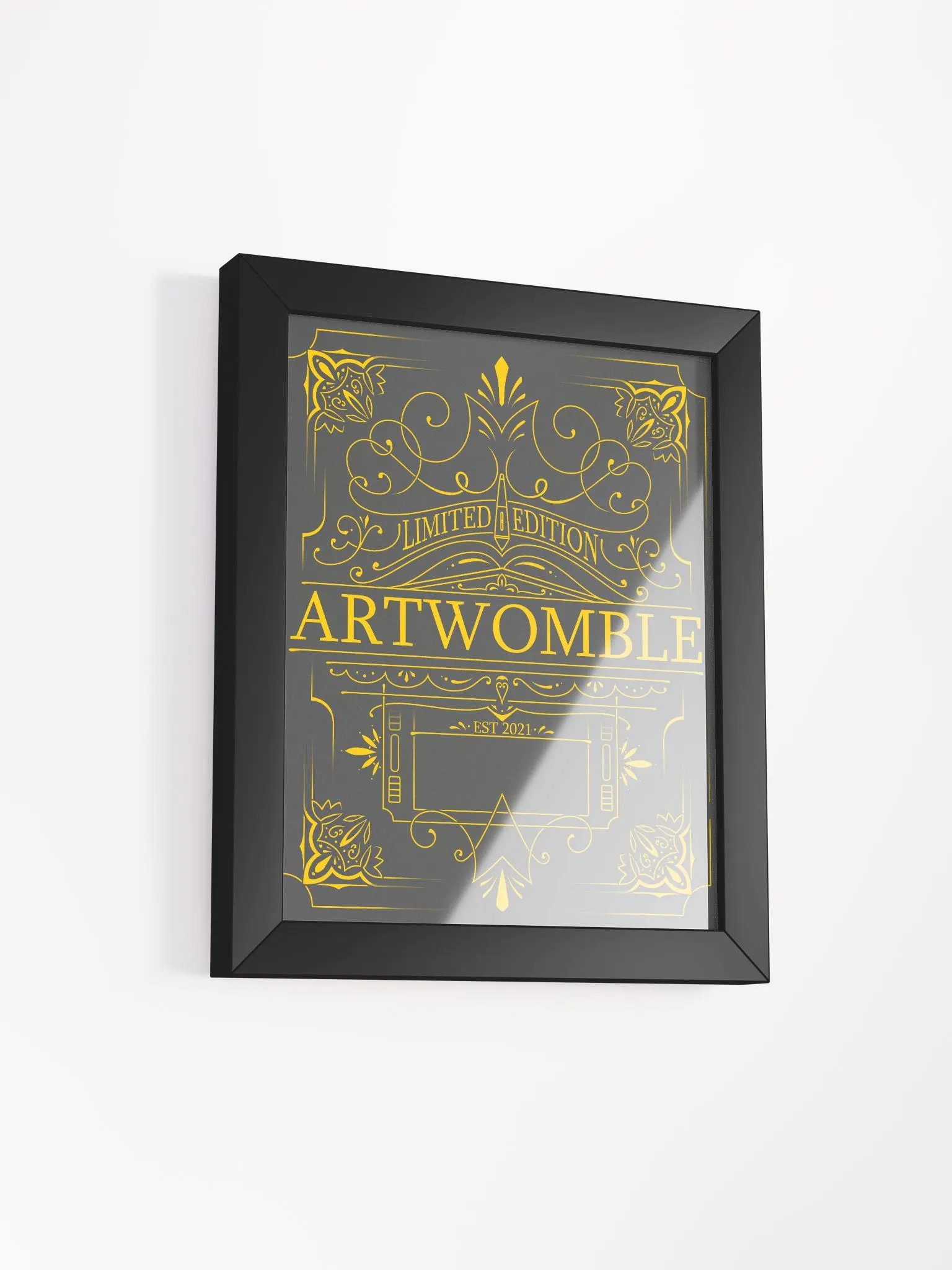 Artwomble Framed Print - Grey product image (2)