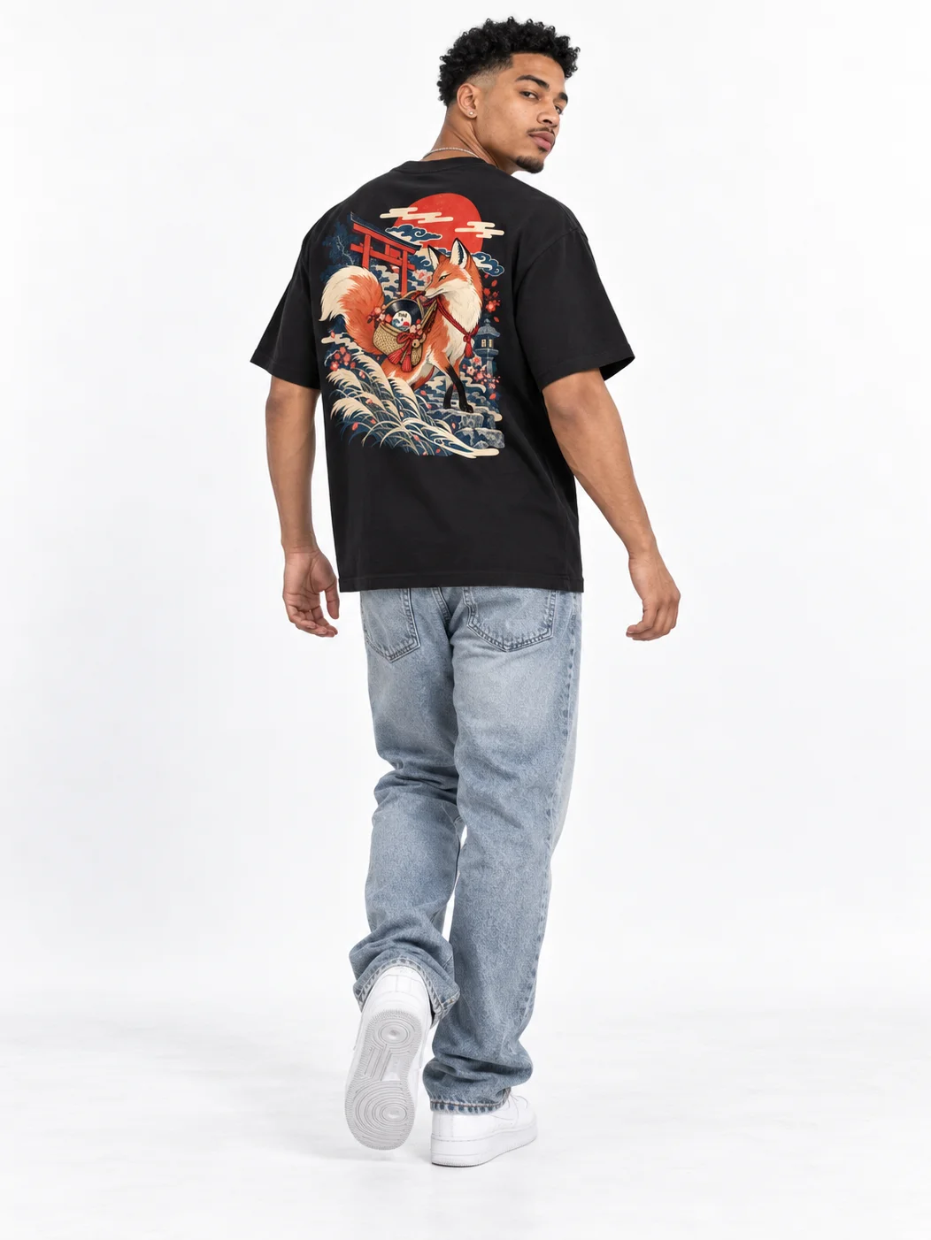 Fox Torii Faded Graphic Tee product image (6)