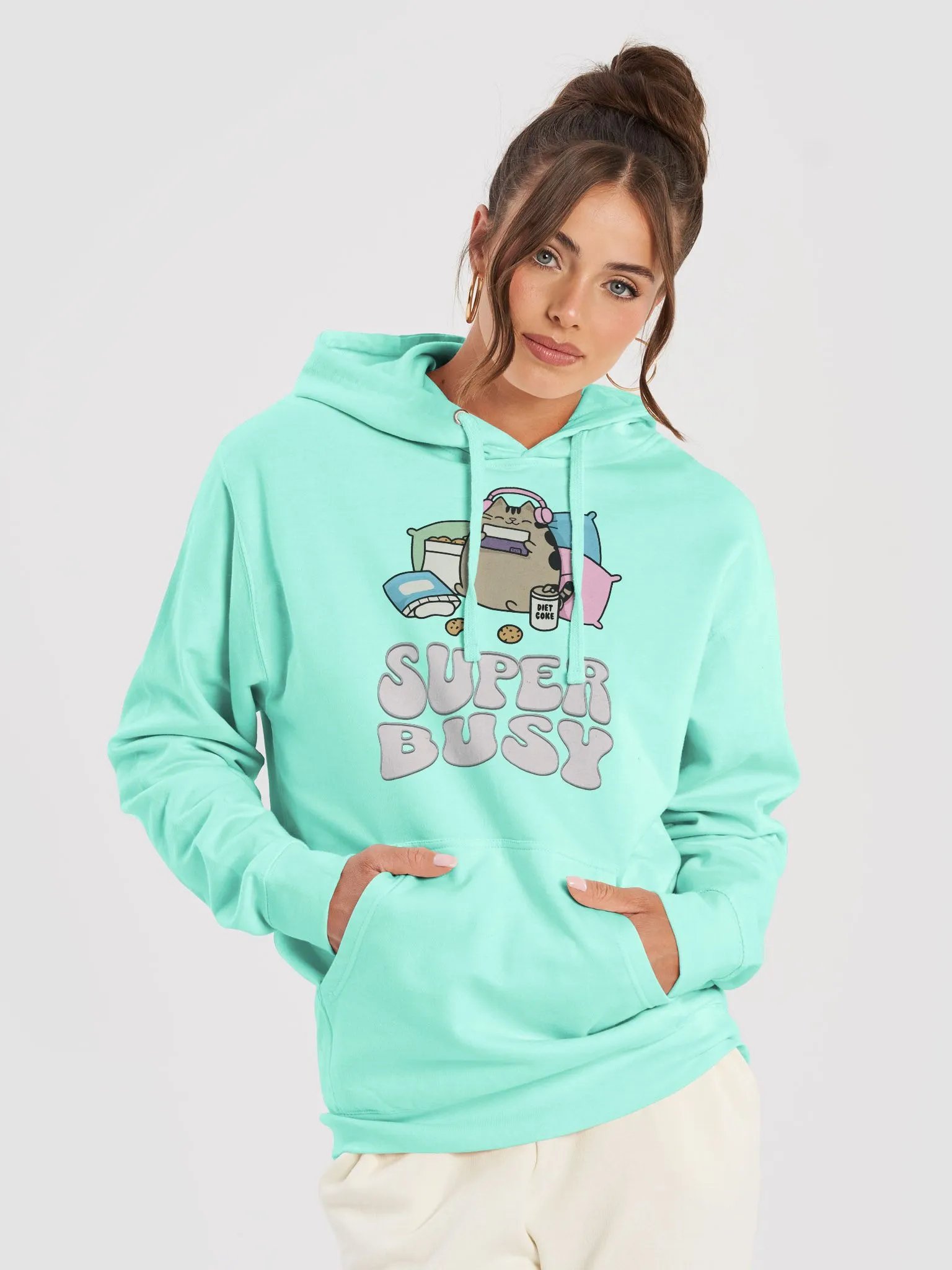 Super Busy Cat Gamer Hoodie product image (33)