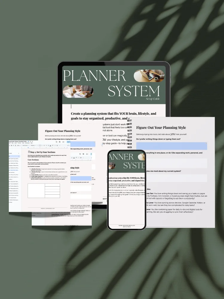 Create Your Perfect Planner System Workbook product image (1)