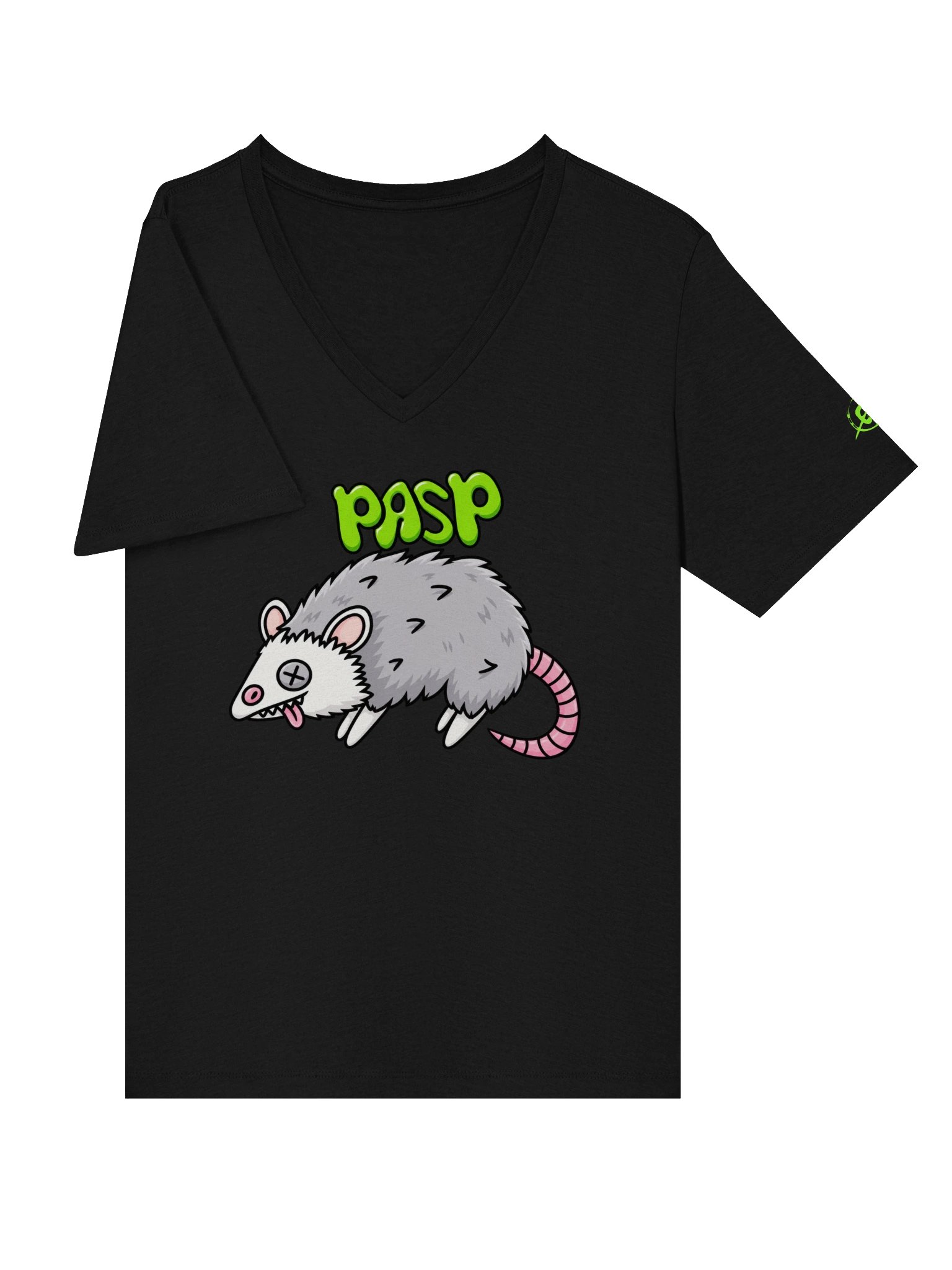 PASP Playing Dead V-Neck Tee product image (4)