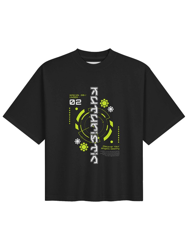 Cyberpunk Graphic Oversized T-Shirt product image (1)